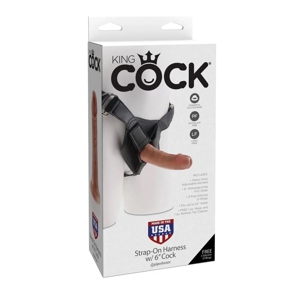Strap-On Harness With 7 Inch LifeLike Cock - Image 3