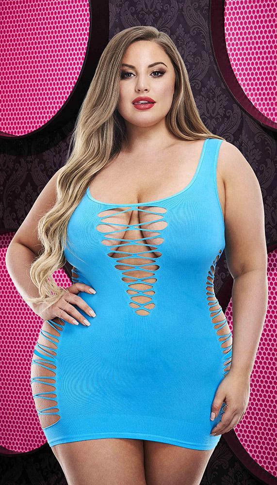 Criss-Cross Mini Dress - Image 3