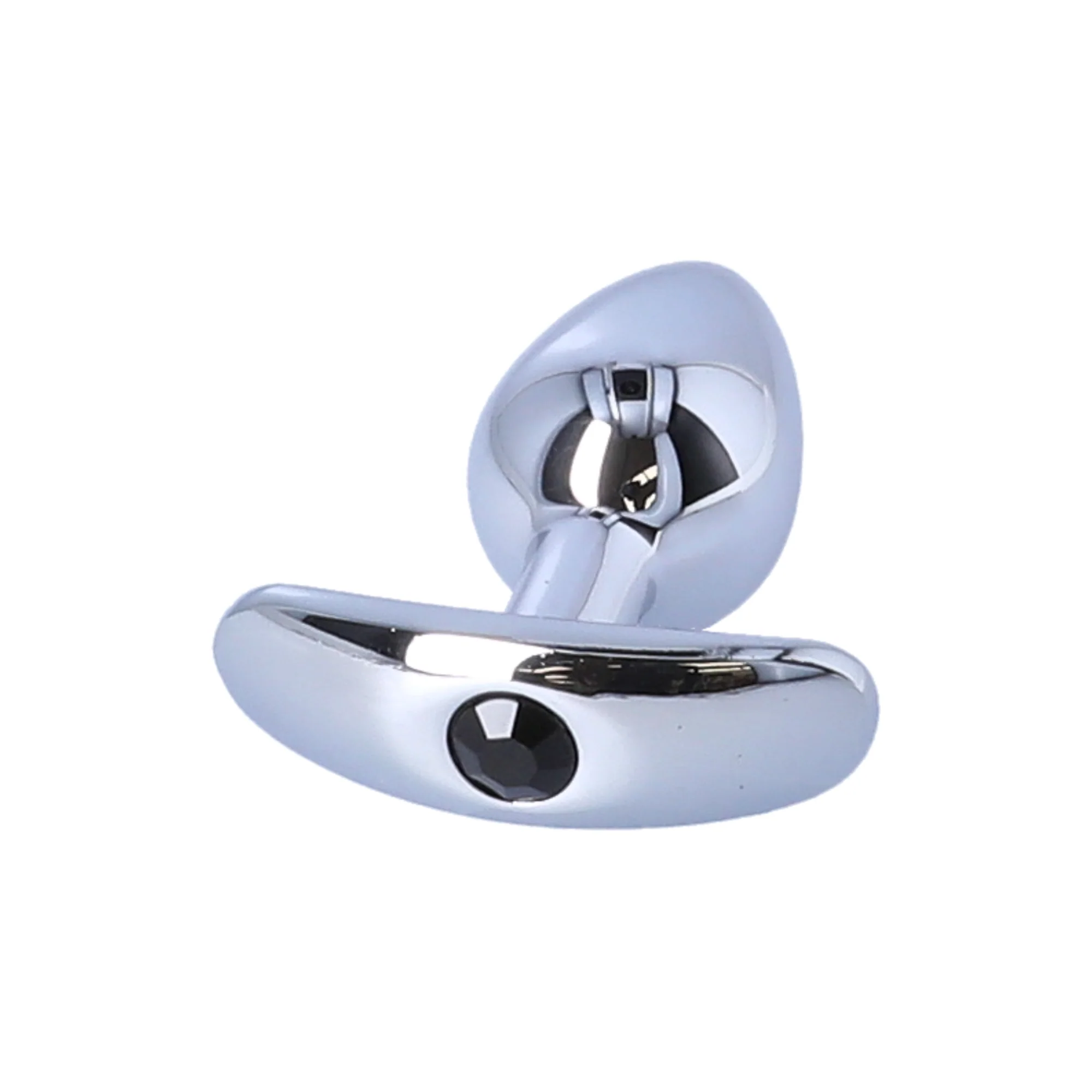 Tapered Metal Butt Plug with Jewel & Detachable Screw Plug - Available in 3 Sizes! - Image 6