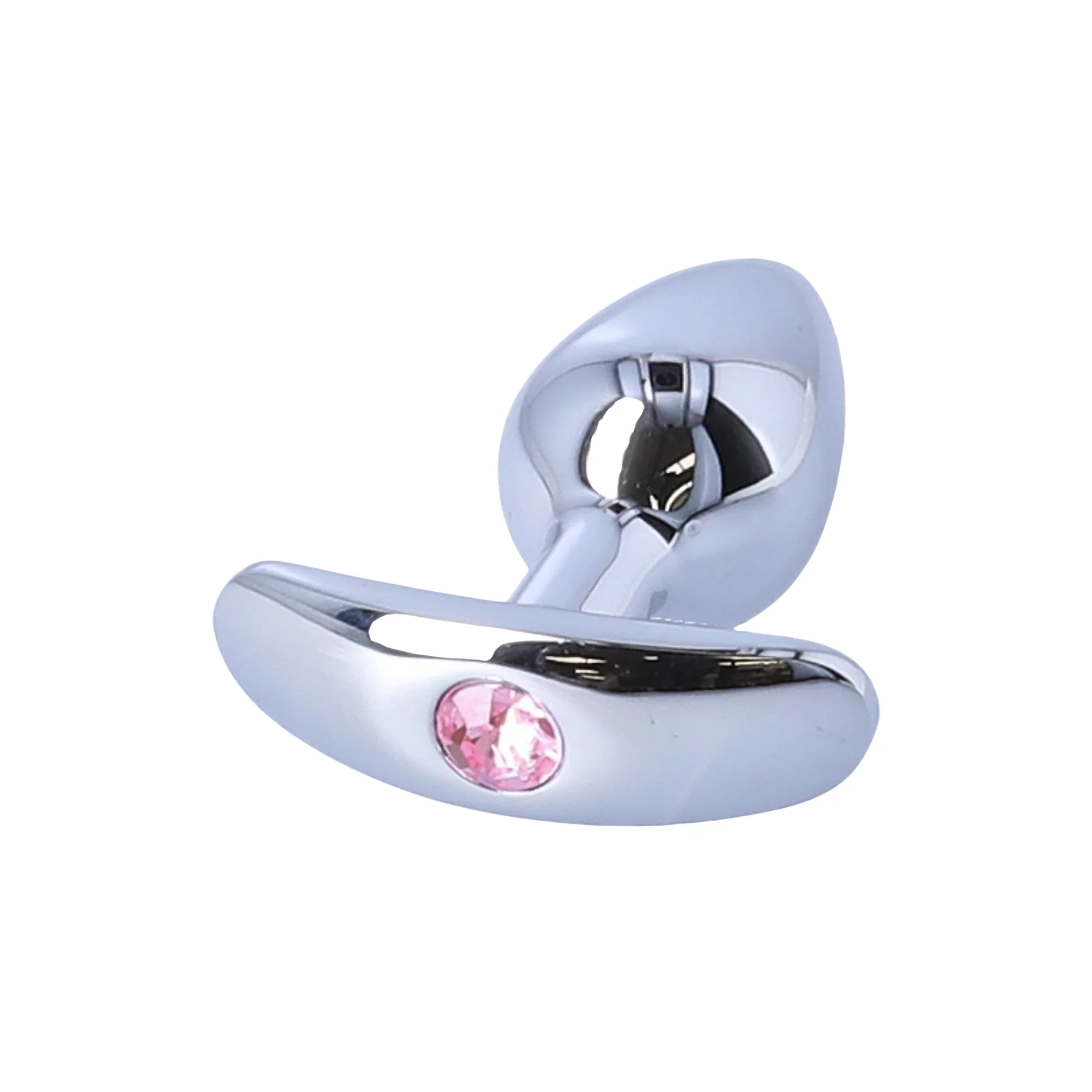Tapered Metal Butt Plug with Jewel & Detachable Screw Plug - Available in 3 Sizes! - Image 7
