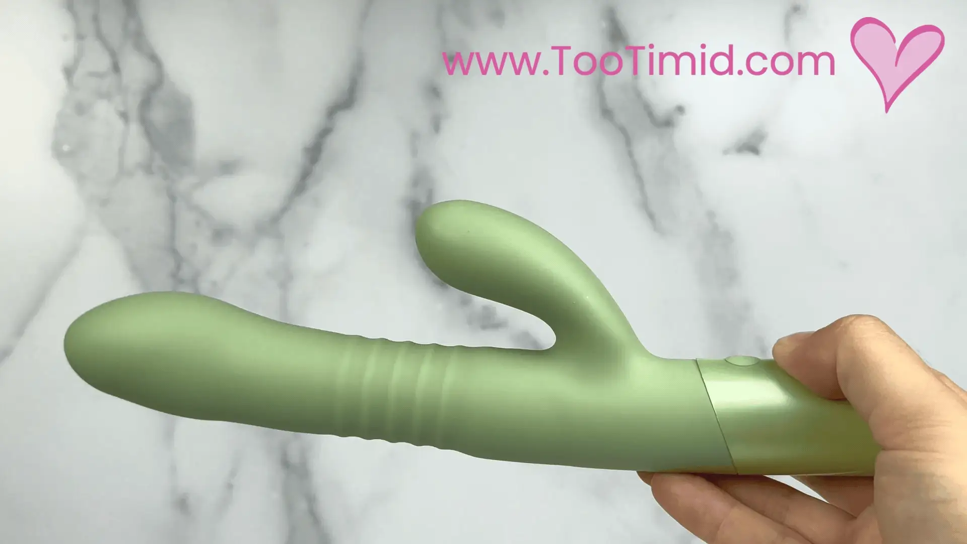 The Coelho - Telescopic Thrusting Silicone Rabbit Vibrator - Image 4