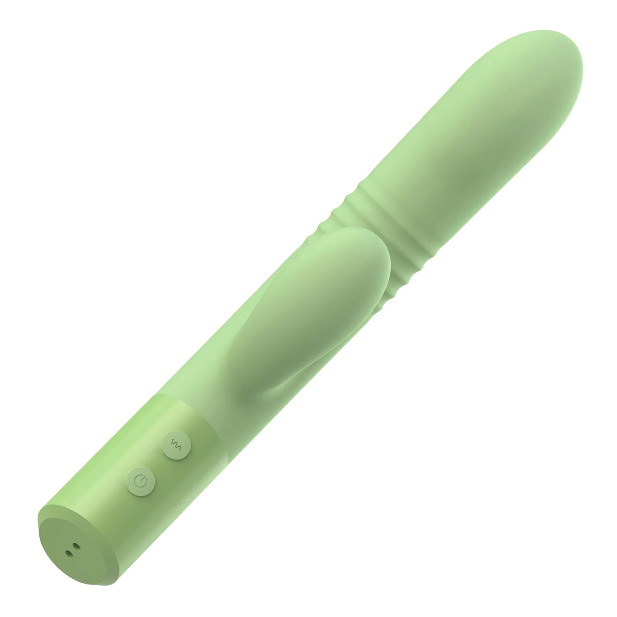 The Coelho - Telescopic Thrusting Silicone Rabbit Vibrator - Image 7