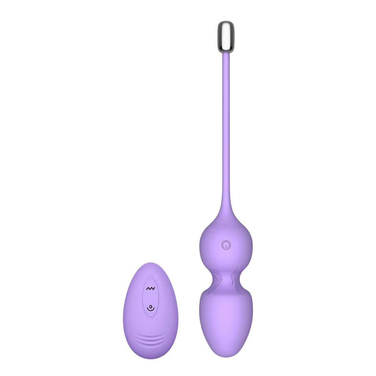 The Menina - Bouncing and Rolling Silicone Vibrating Kegel Exerciser with Remote - Image 9