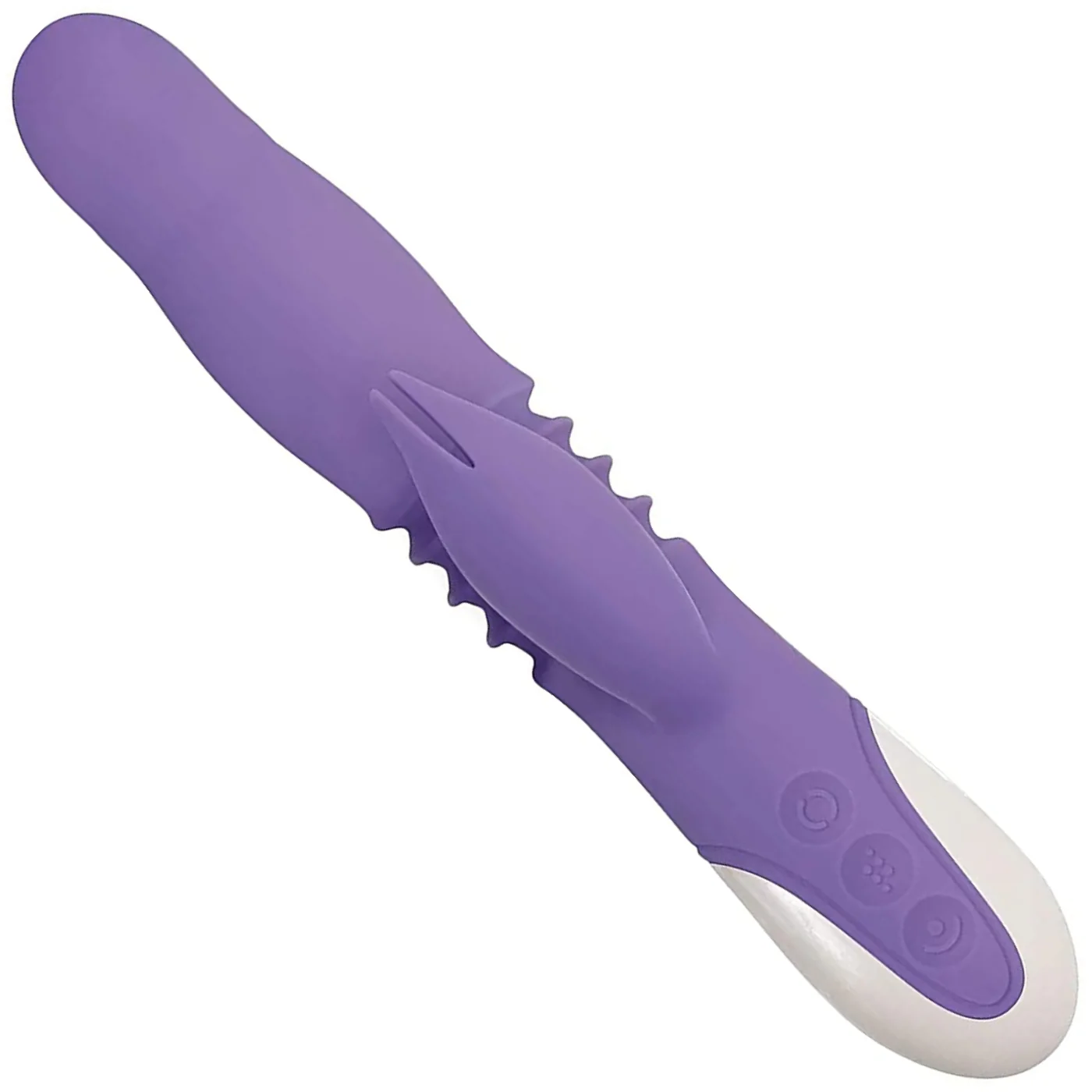 Thick & Thrust Bunny - Dual Shaft Thrusting And Girth Expanding Vibrator - Image 2