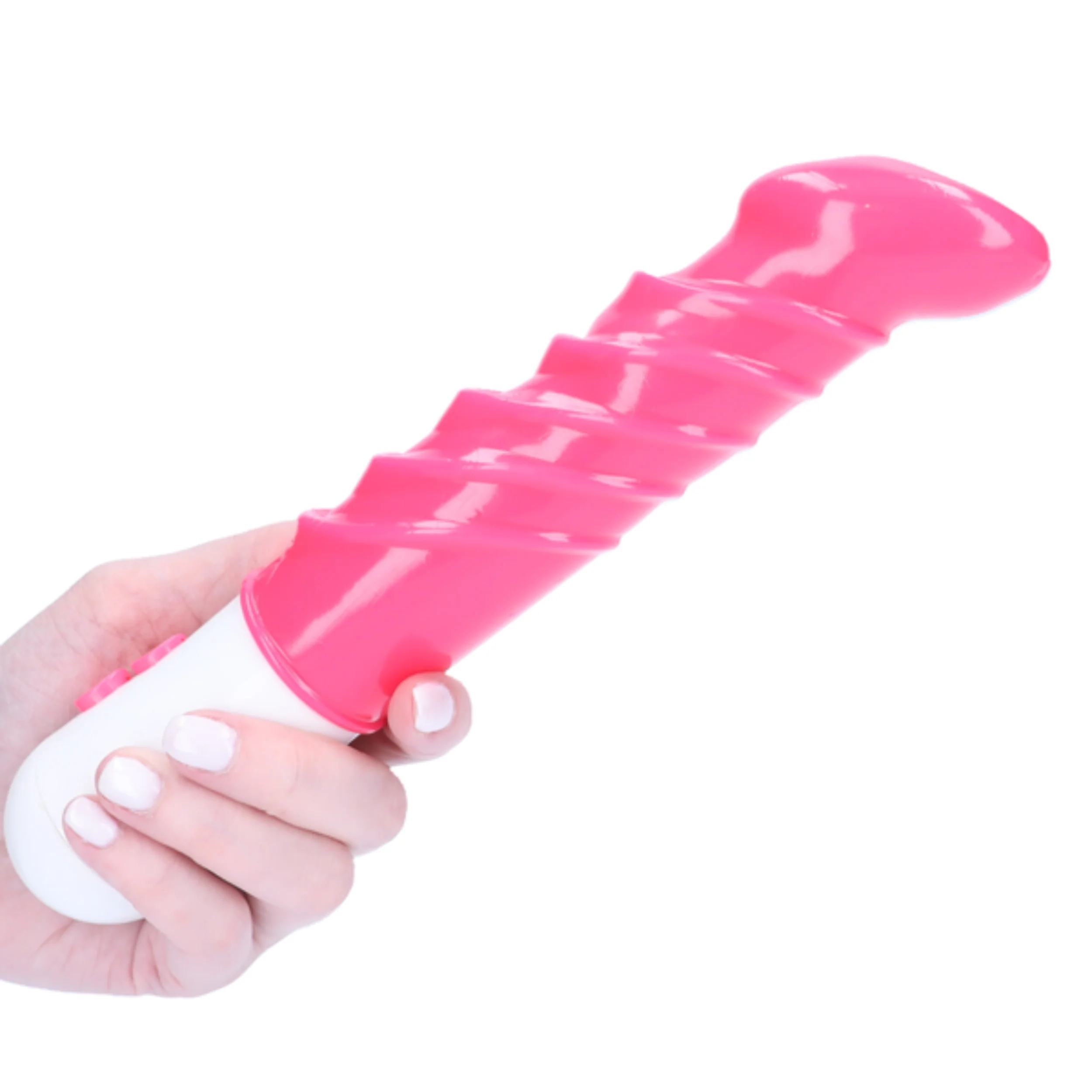 Temptation Thick Rippled Vibrating Dildo - Image 2