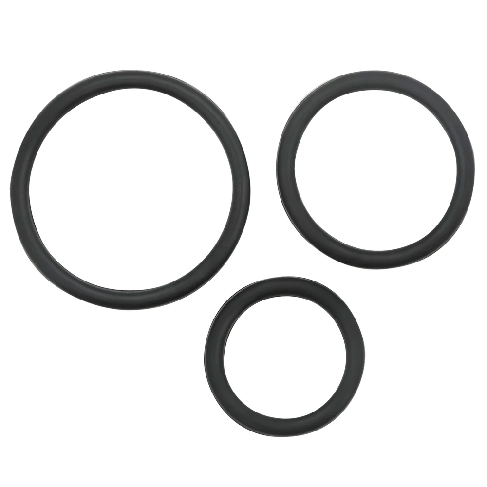 Trio Silicone Cock Ring Set - Erection Stacking Kit