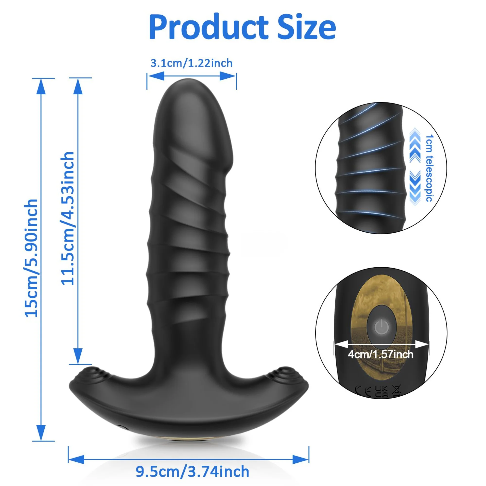 Thrusting Butt Plug - Hands-free Controls for Seamless Play! - Image 13