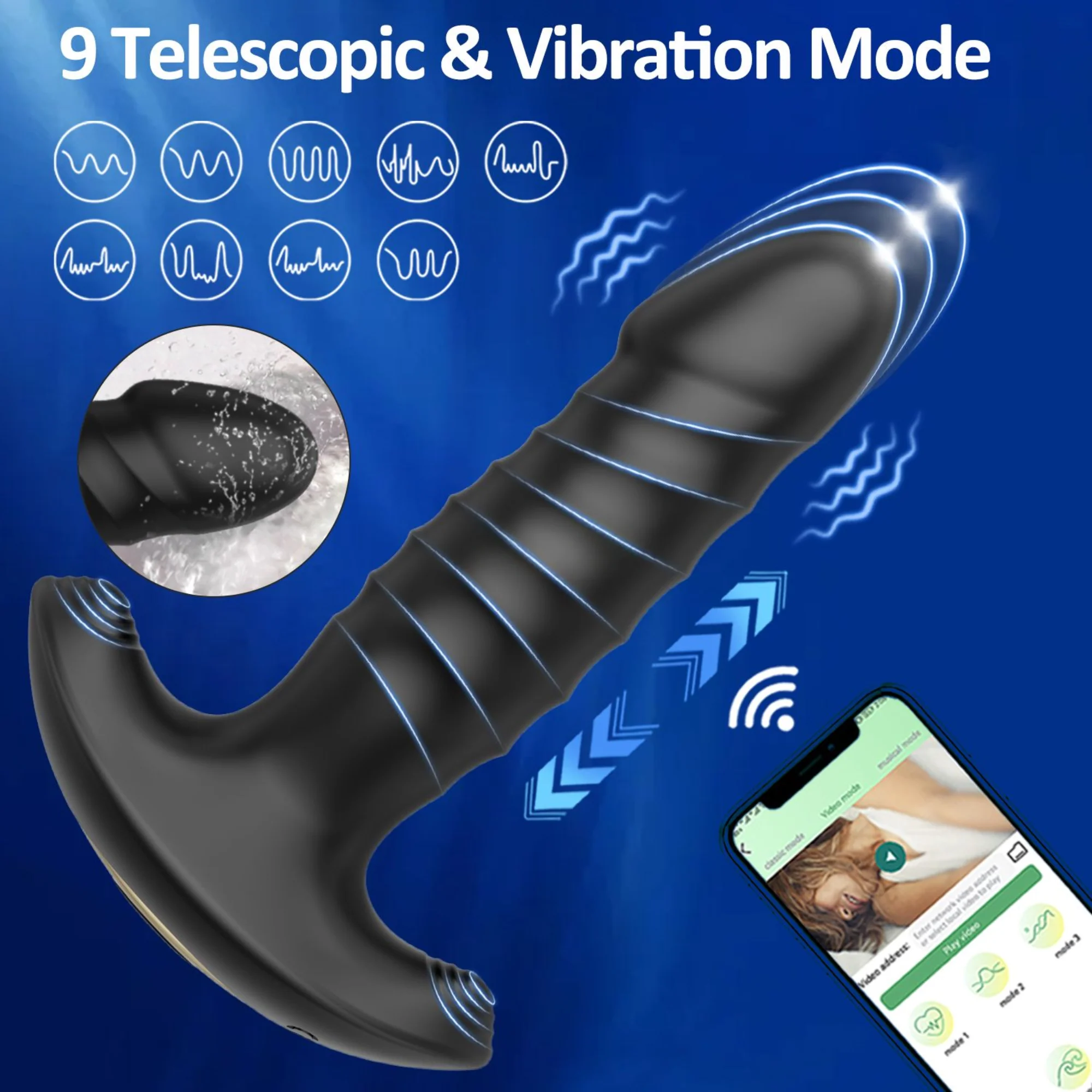 Thrusting Butt Plug - Hands-free Controls for Seamless Play! - Image 5