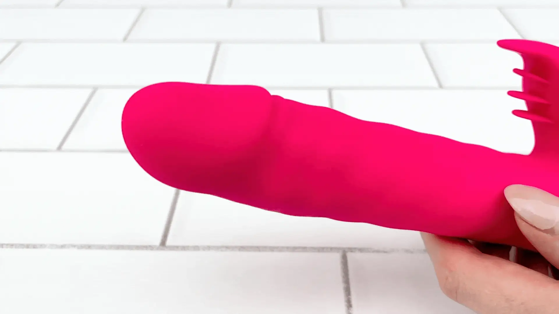 Thrusting Spinning Licking Dual Action Vibrator - Rolling Beads Massage Inner Walls with Every Thrust! - Image 2