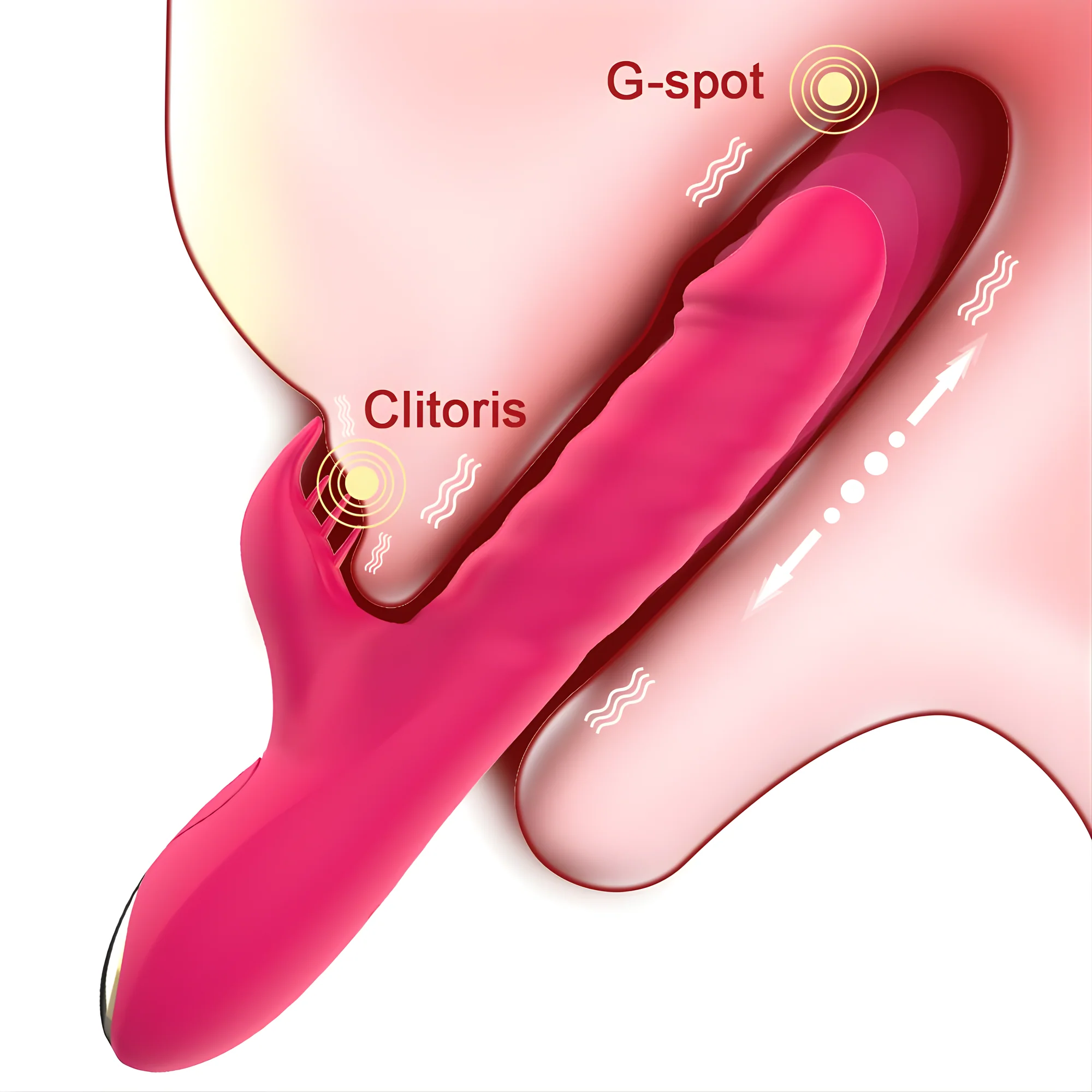 Thrusting Spinning Licking Dual Action Vibrator - Rolling Beads Massage Inner Walls with Every Thrust! - Image 7