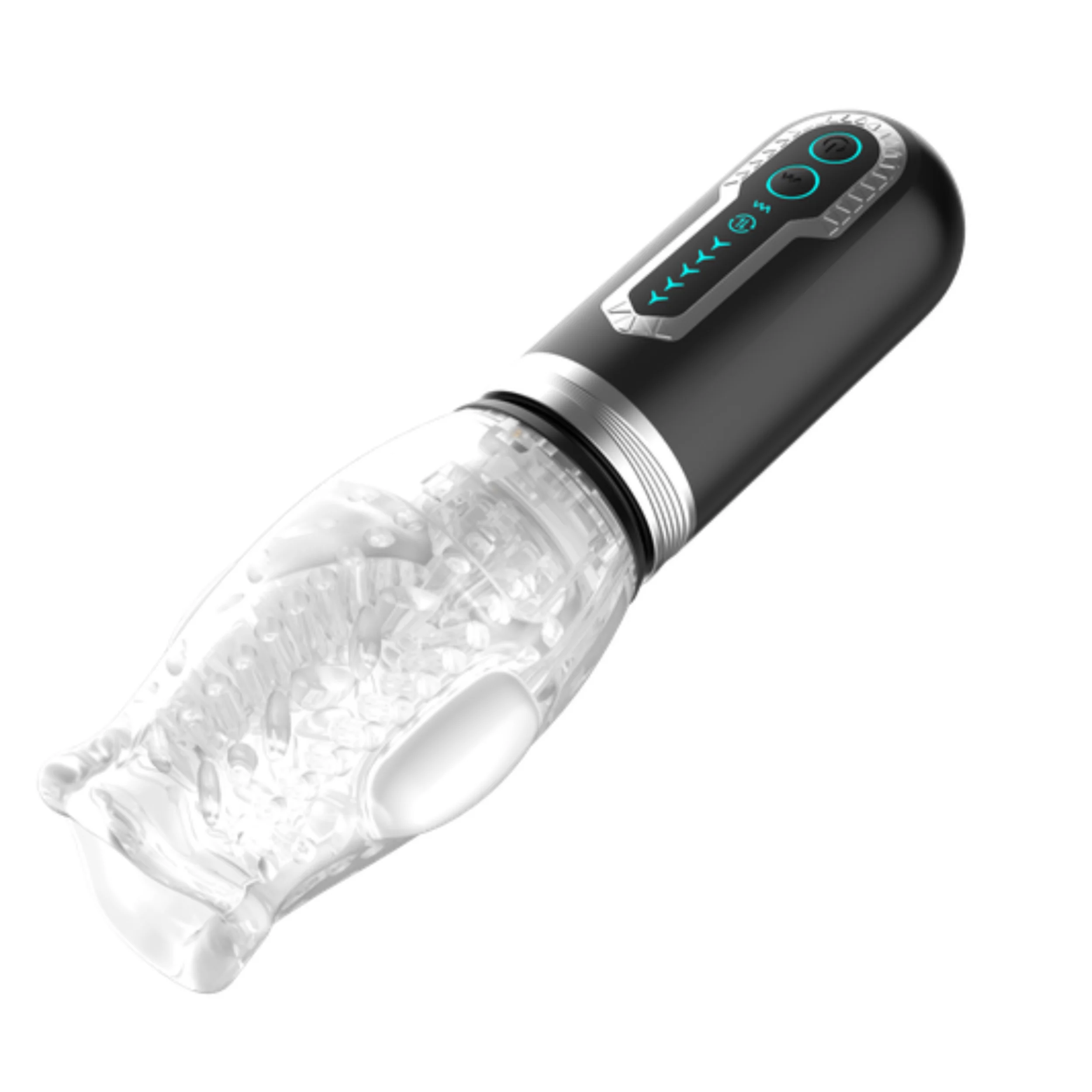 THRUSTING THRILLER Rotating, Thrusting & Vibrating Male Masturbator - Image 9