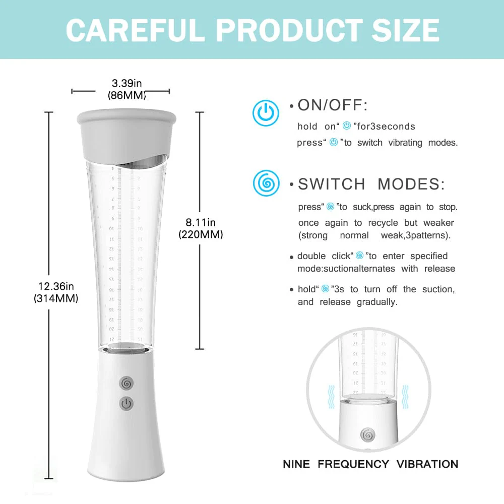 Titan Vibrating Penis Pump - Image 4