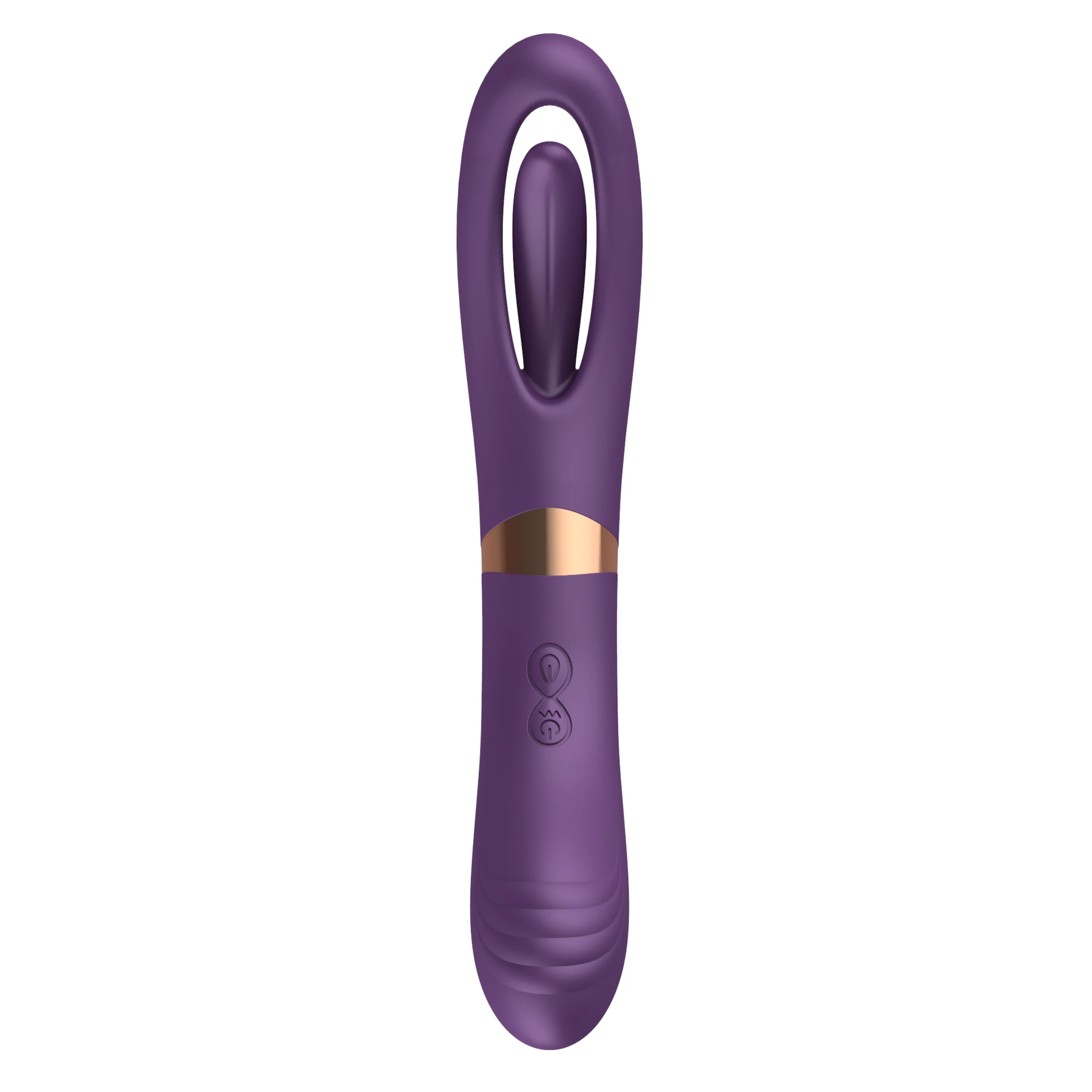 Tongue Tapper Fingering Dual-Ended G-Spot Vibrator - Two Sides for Doubled Pleasure! - Image 3