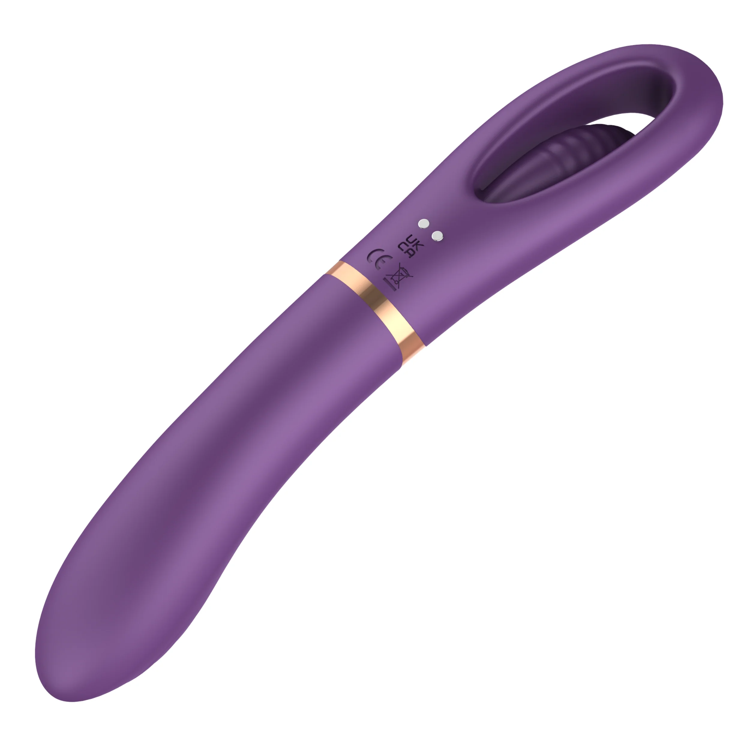 Tongue Tapper Fingering Dual-Ended G-Spot Vibrator - Two Sides for Doubled Pleasure! - Image 7