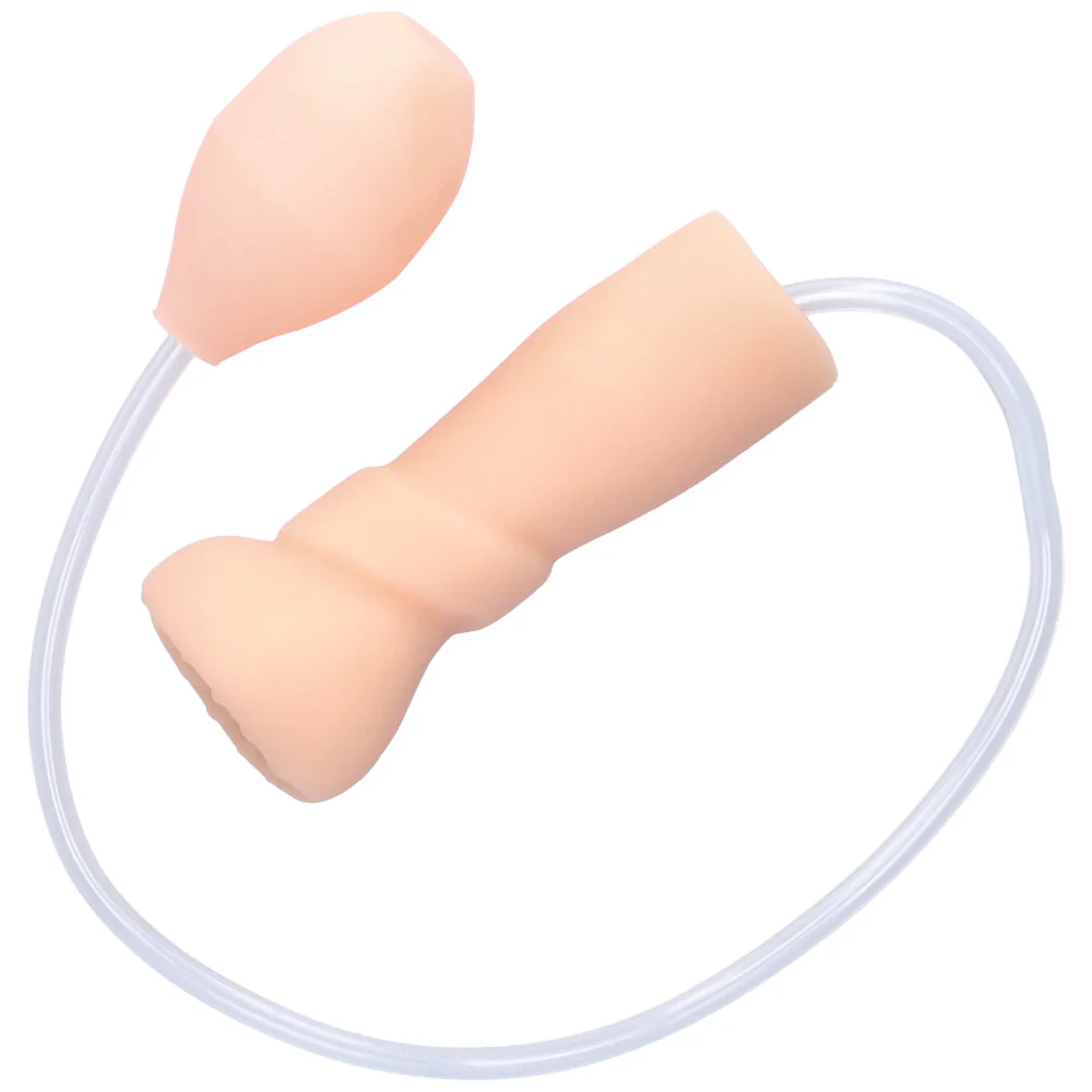 Real-Feel Throbbing Anal Stroker with Hand Air Pump - Image 3