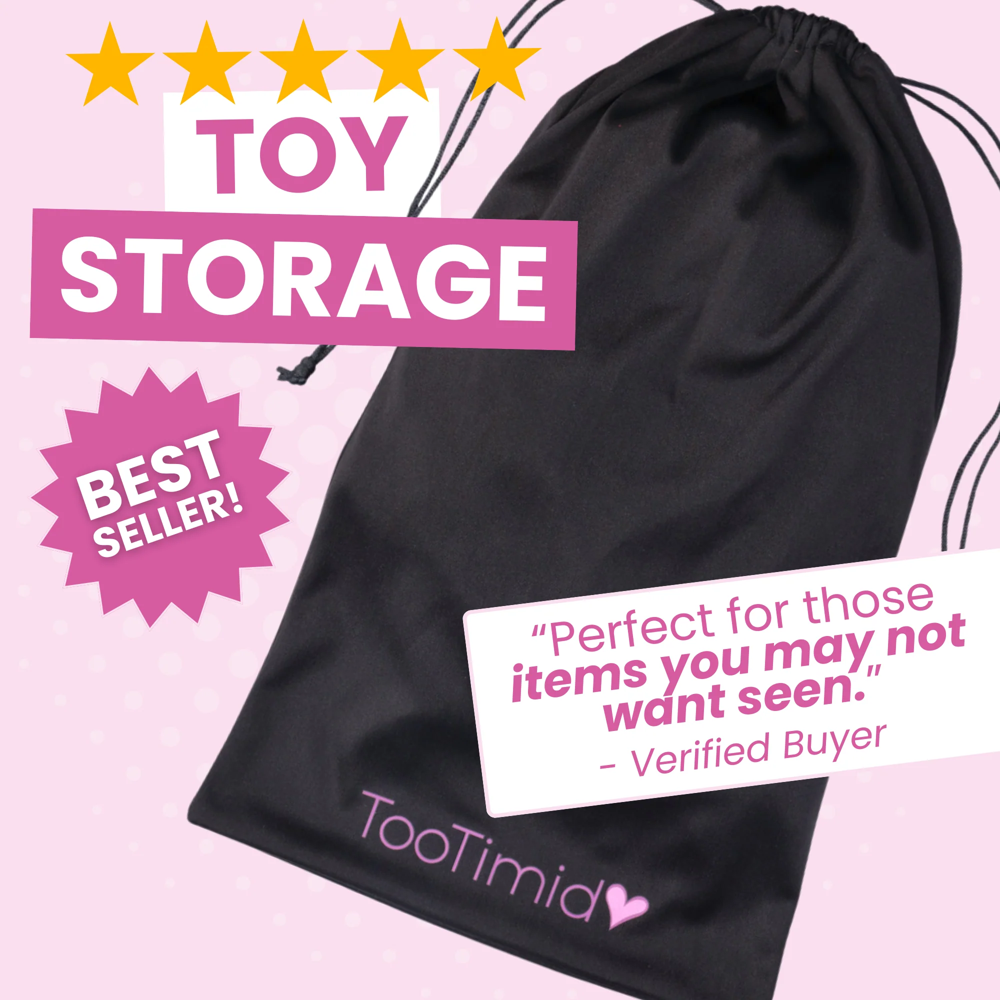 TooTimid.com Adult Toy Storage Bag - Image 7