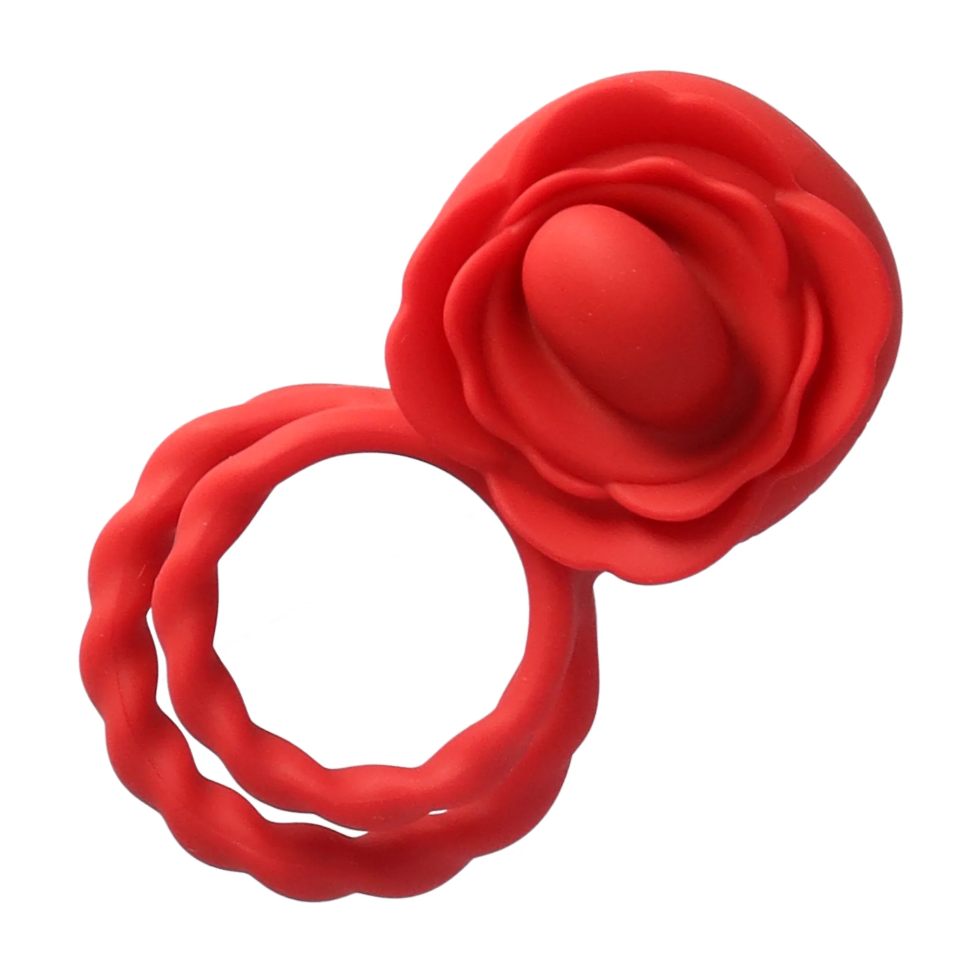 Twirling Tongue Flower Silicone C-Ring - Give Her Oral During Sex While Staying Rock Hard! - Image 3