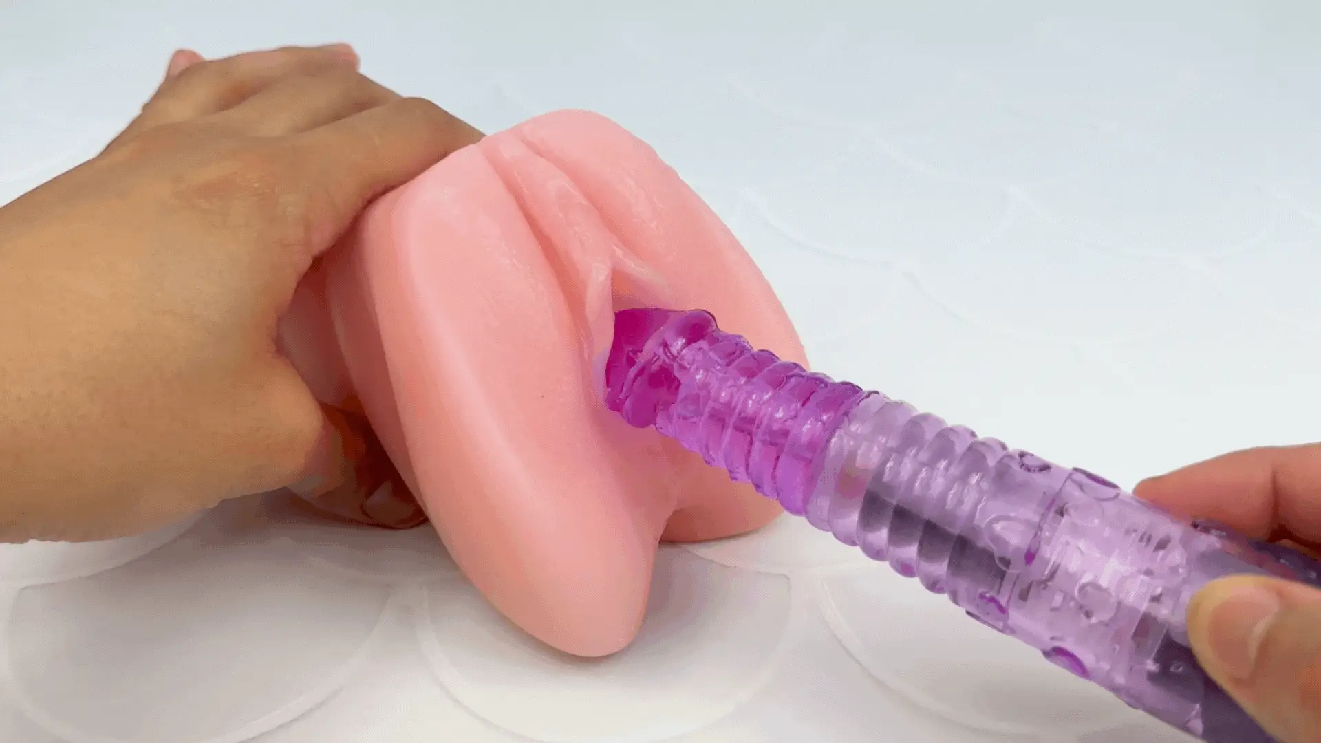 Realistic Ribbed Vibrator - Image 8