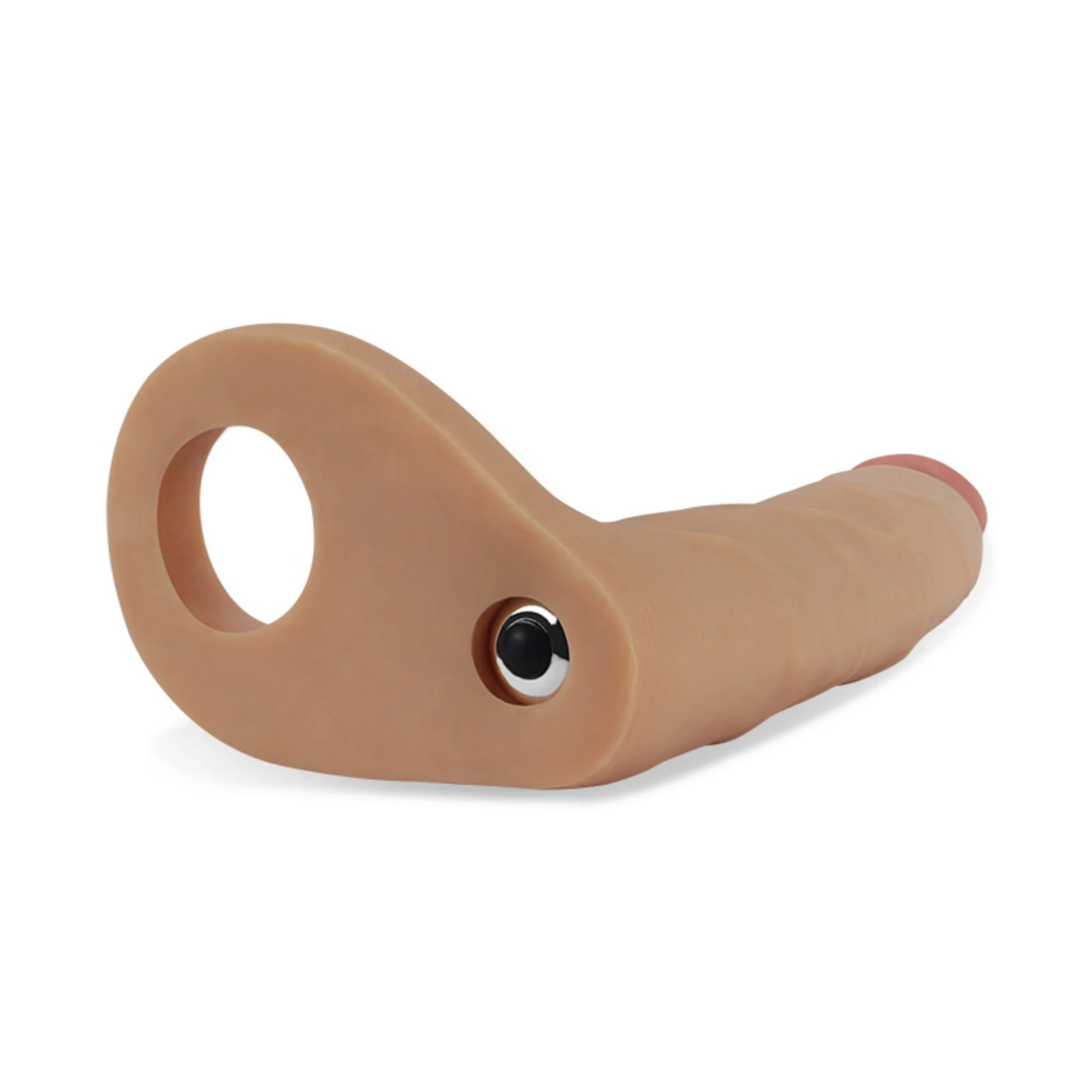 Ultra Soft Double Penetration Vibrating Cock Ring - Image 3