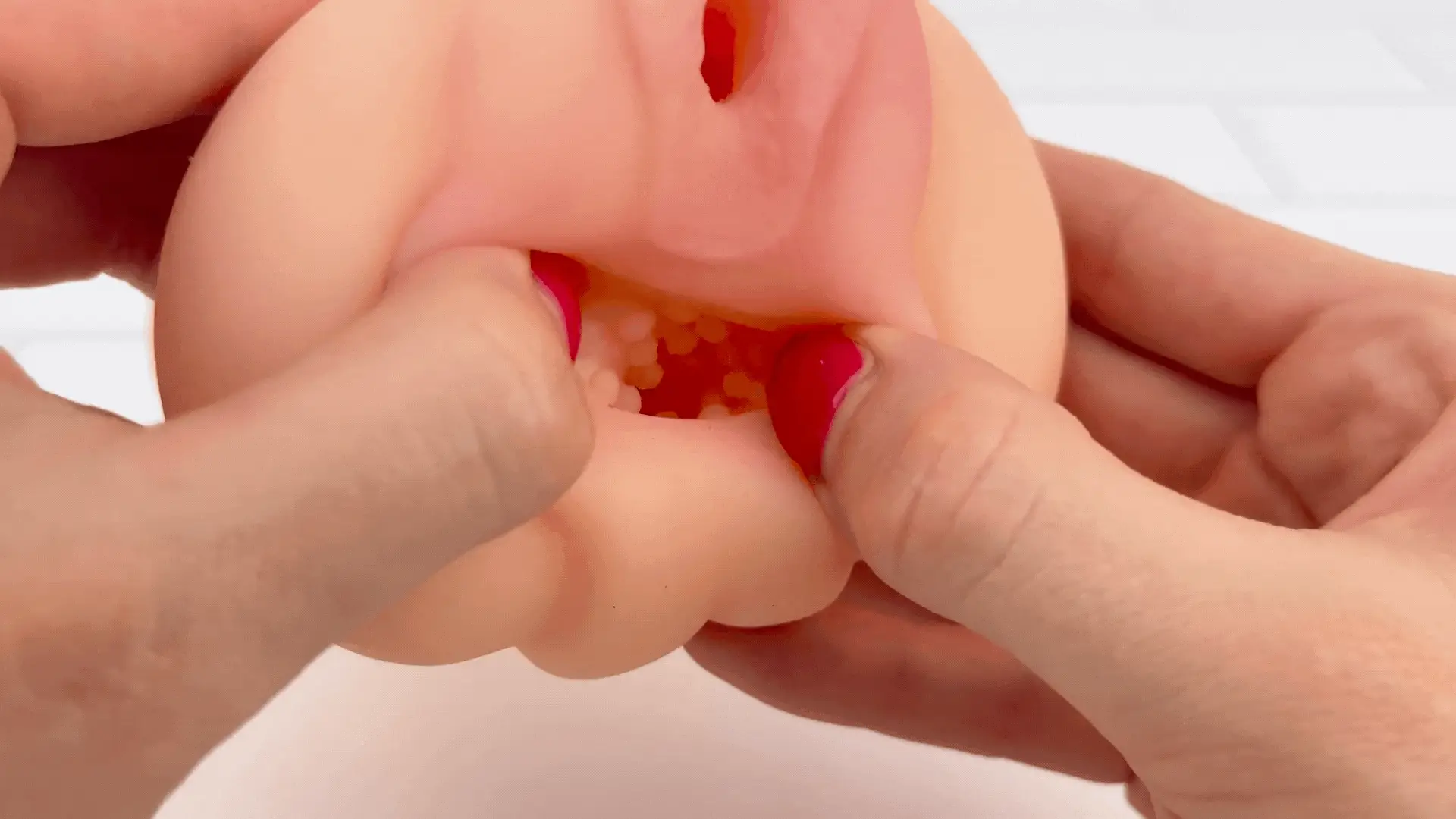 Realistic Easy Grip Dual Entry Pussy & Ass Masturbator - Image 4