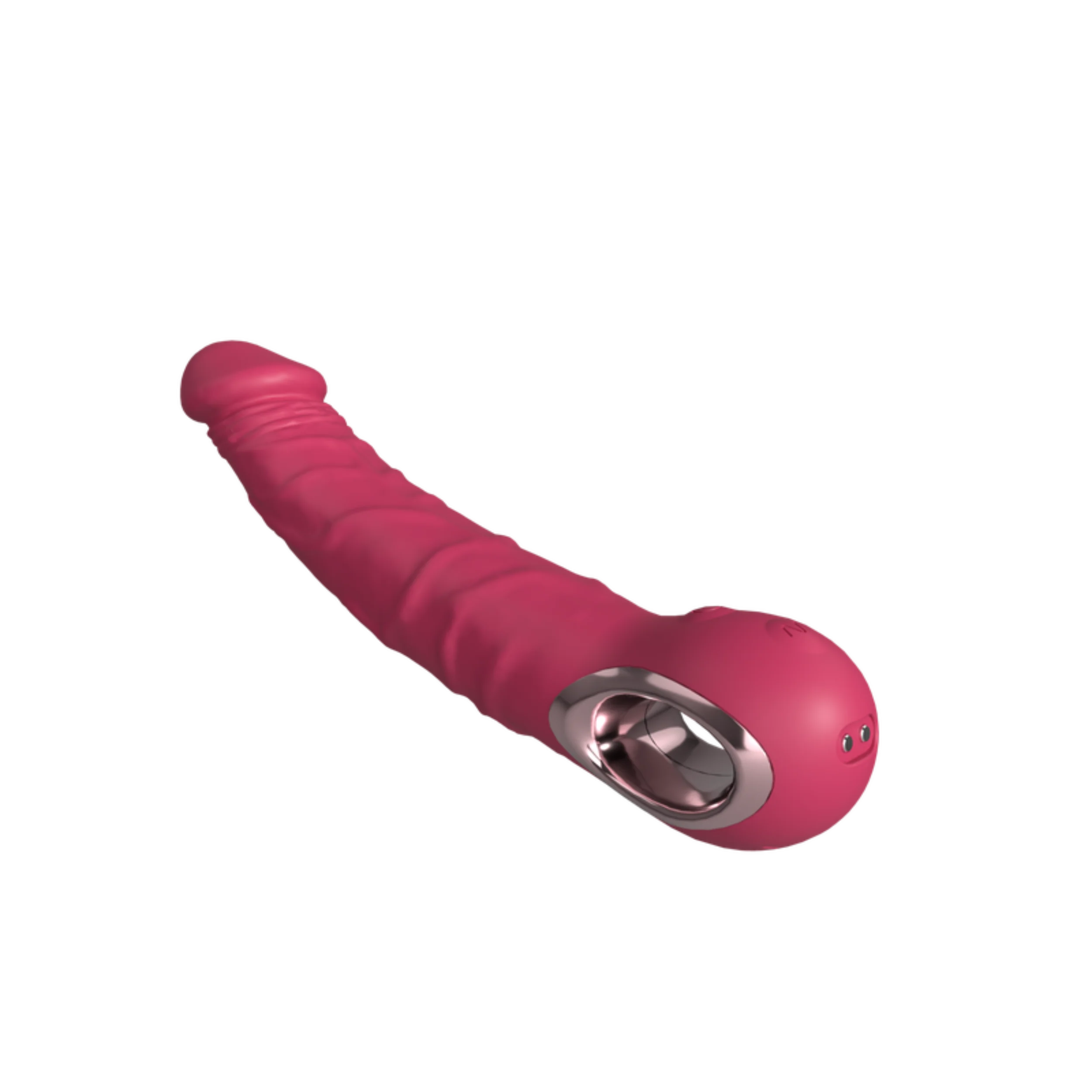 9.5 Inch Veined Vibrating  Silicone Dildo - Deep, Lifelike Penetration! - Image 8