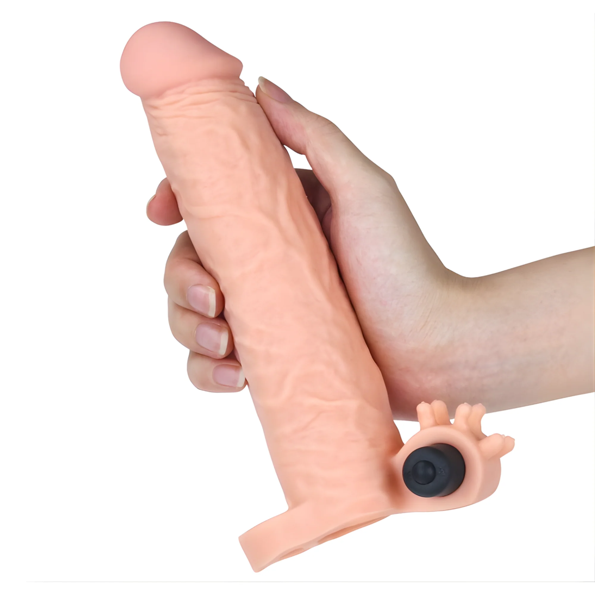 Vibrating Penis Extension - Give Yourself 2 Extra Inches At The Tip! - Image 4