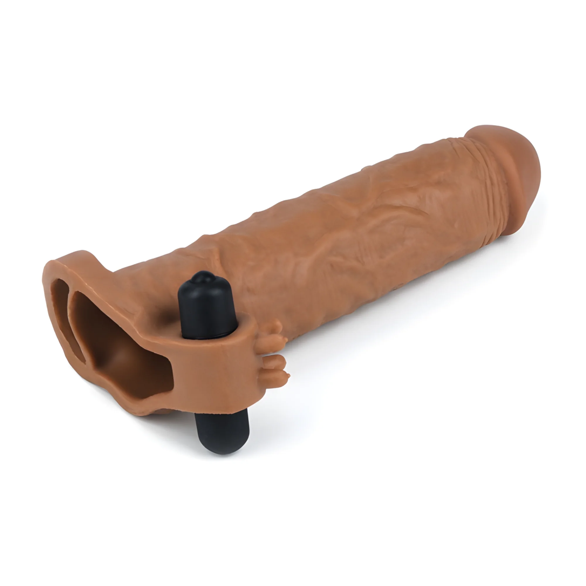 Vibrating Penis Extension - Give Yourself 2 Extra Inches At The Tip! - Image 8