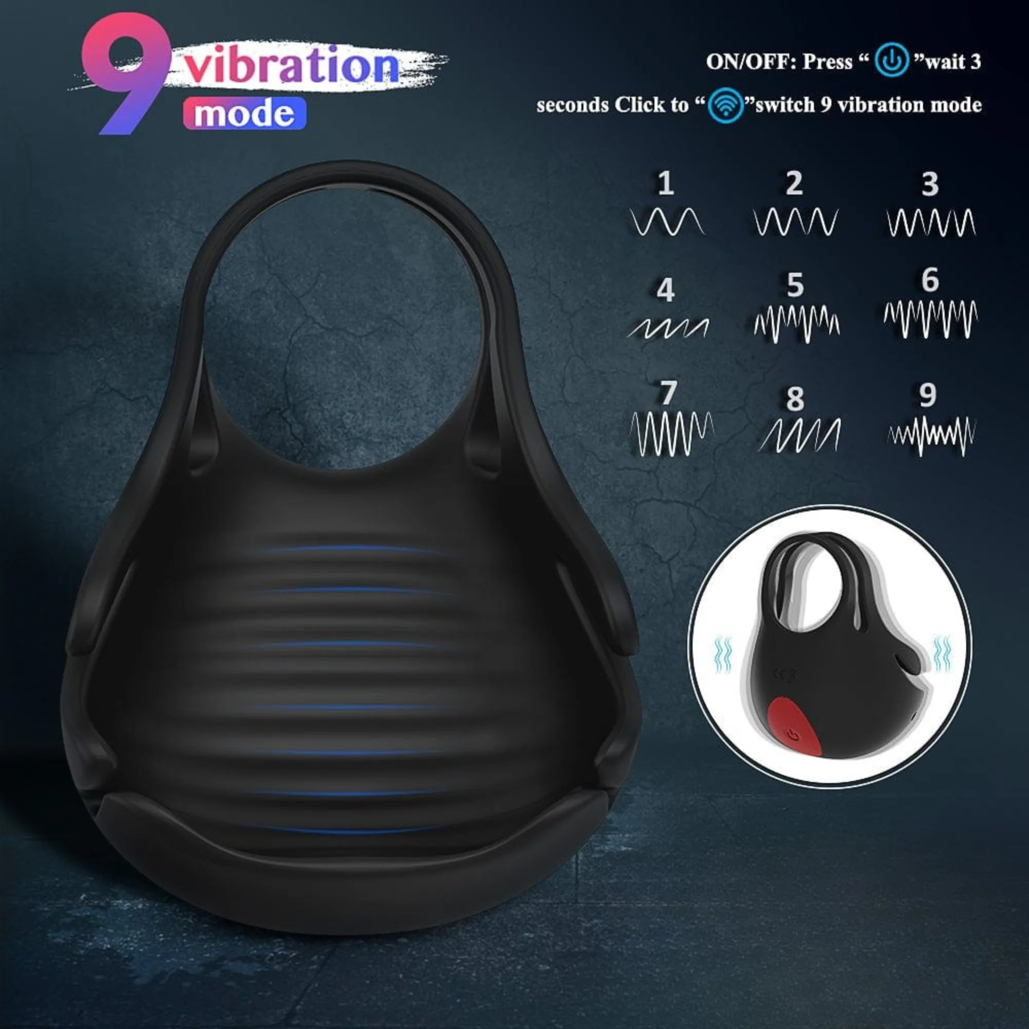 Sila Cock Ring & Vibrating Ball Sack Massager - From Quick Finishes To Lasting Longer! - Image 10