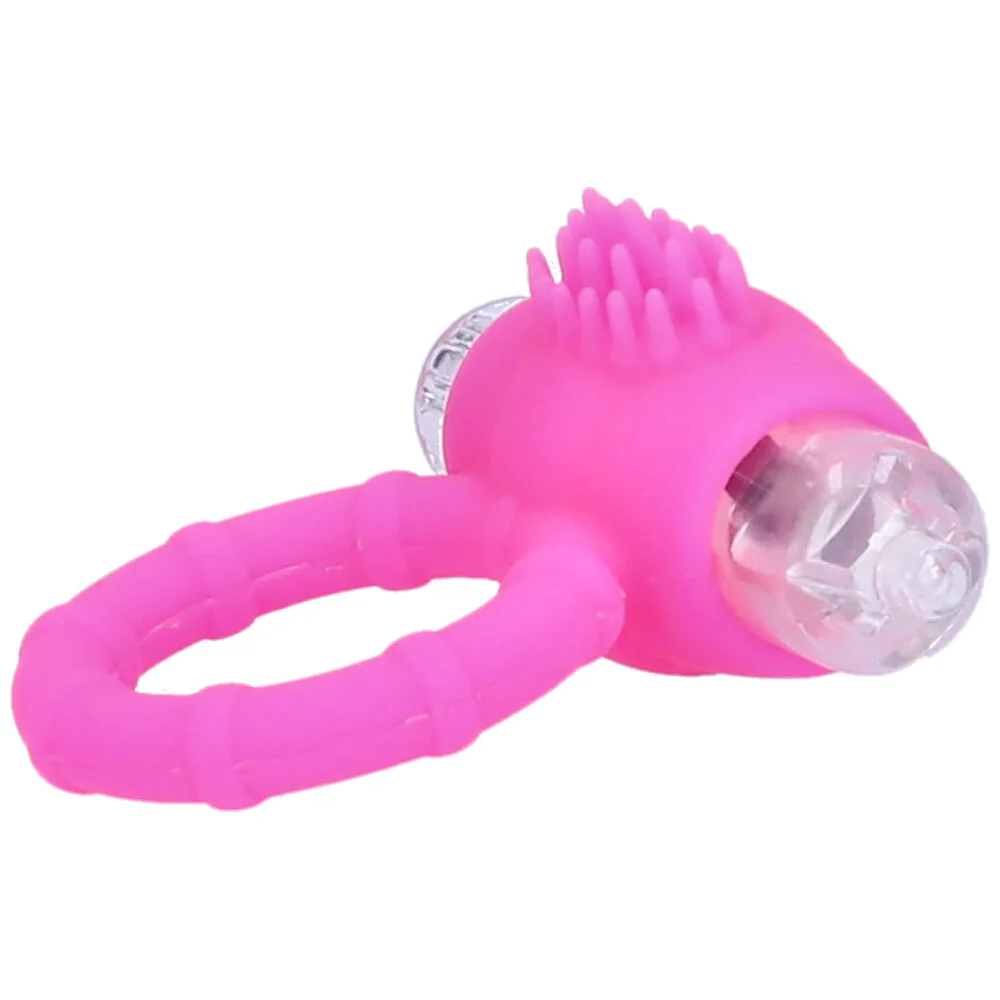 Vibrating Cock Ring with Nubby Ticklers - Image 4