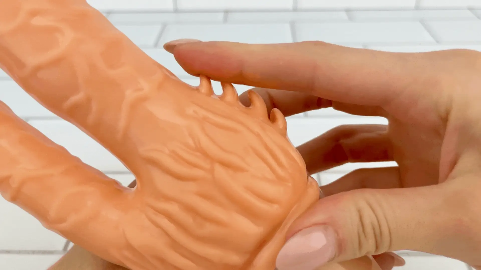 Clit Stimulating Dual Penetration Vibrating Dildo - Image 6