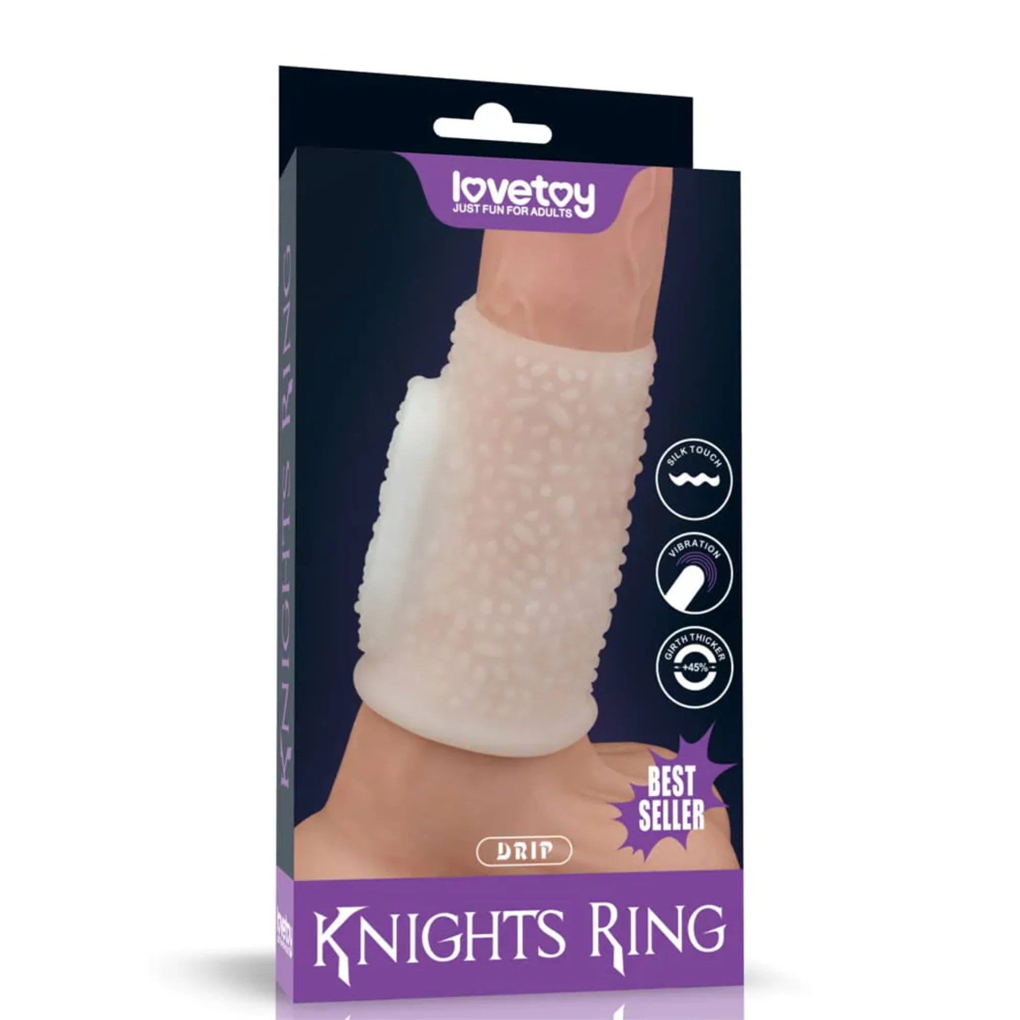 Bumpy Vibrating Drip Knights Ring