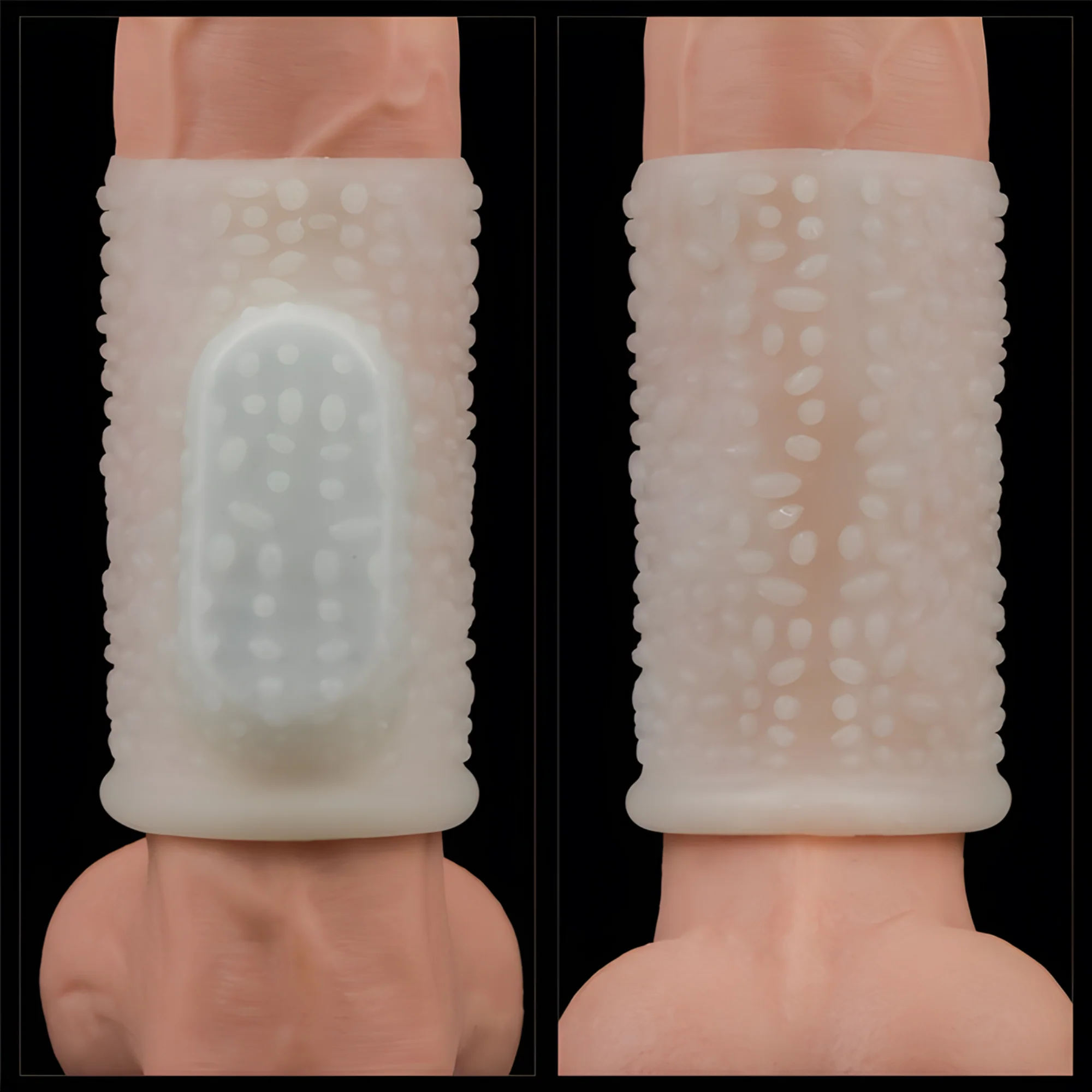Bumpy Vibrating Drip Knights Ring - Image 3