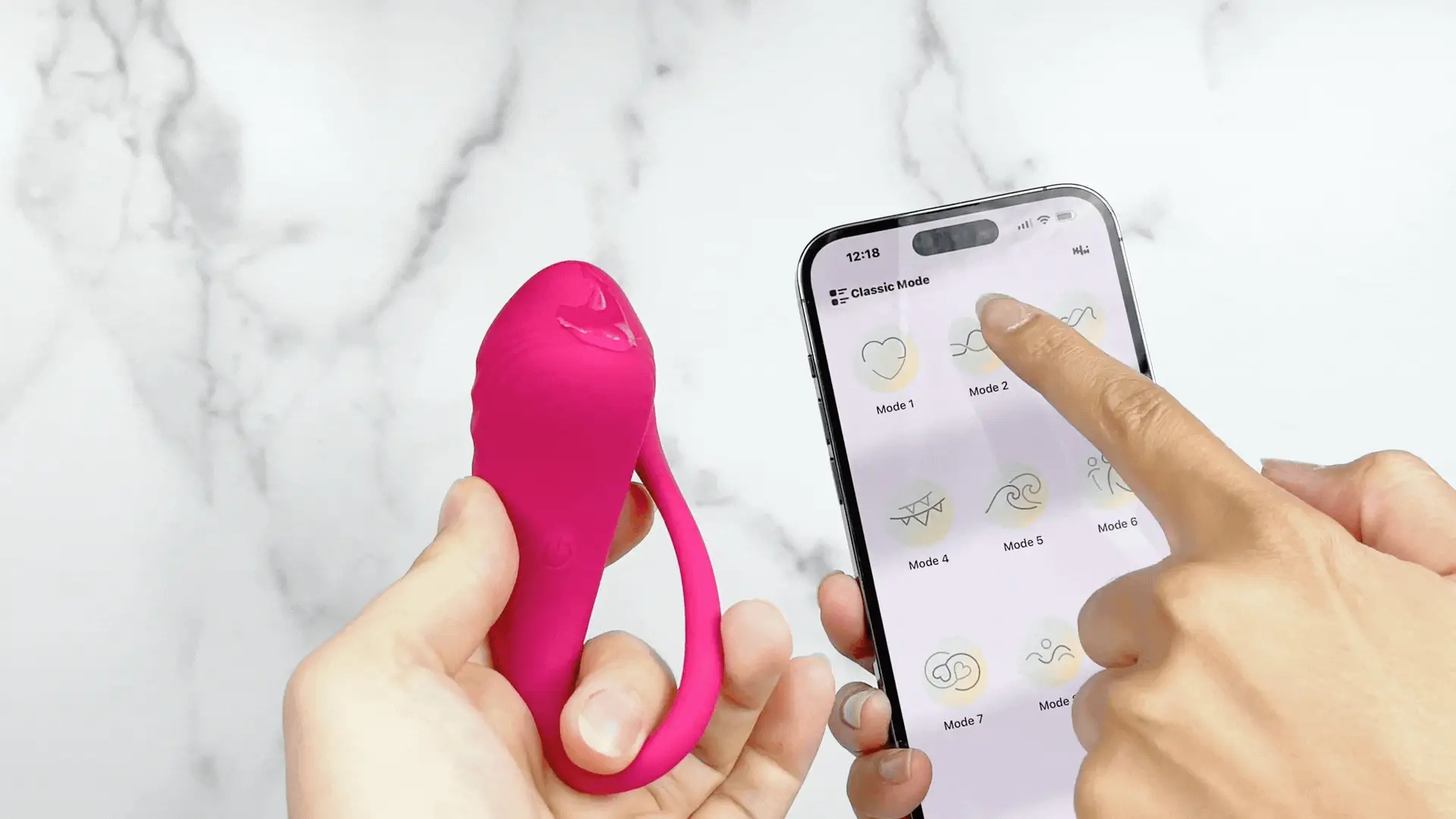 Vibrating G-Spot Egg Massager with Bluetooth App Control - Image 2