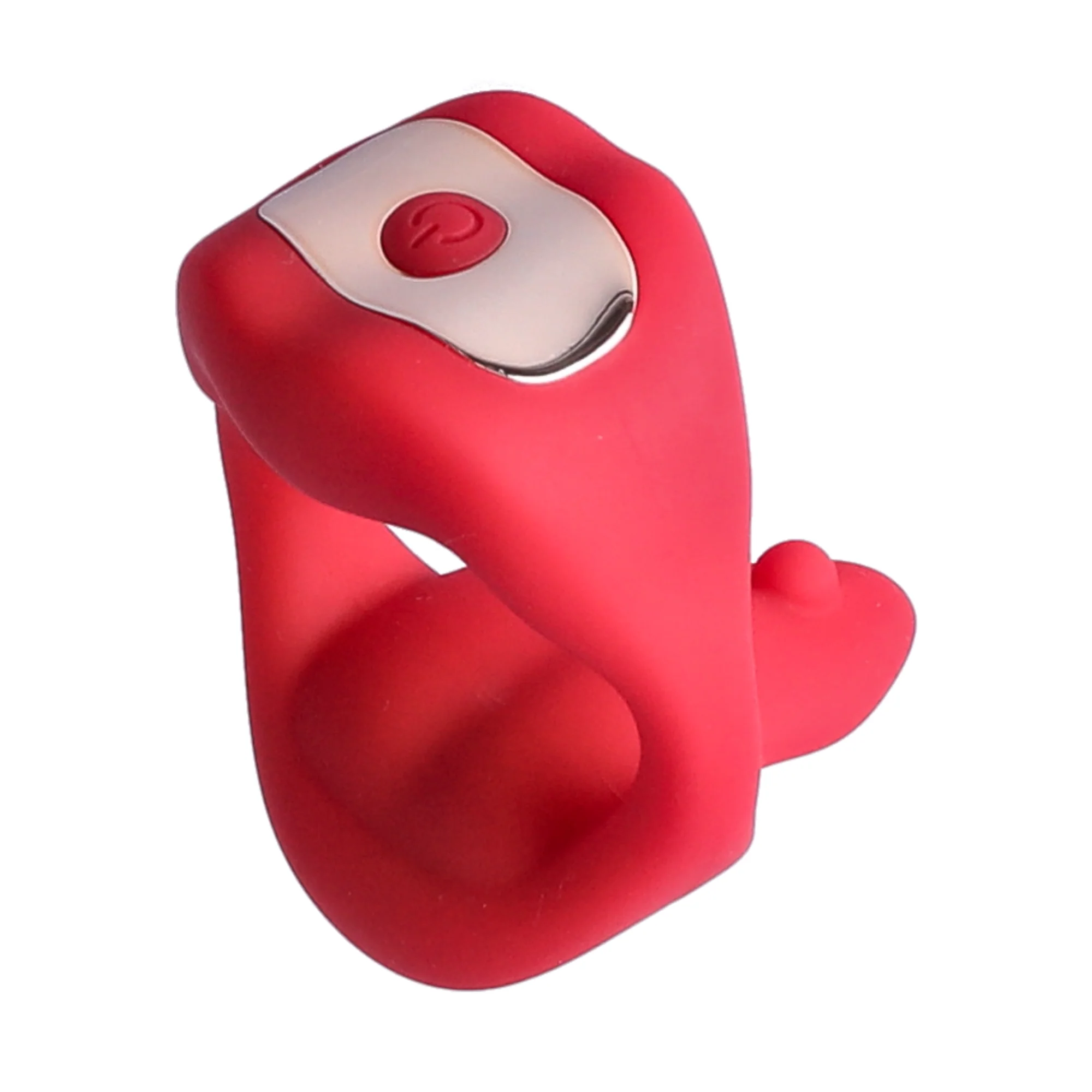 Vibrating Mouth Cock Ring - Soft, Bendable Tongue Licks Your Balls (Or Her Clit!) - Image 8