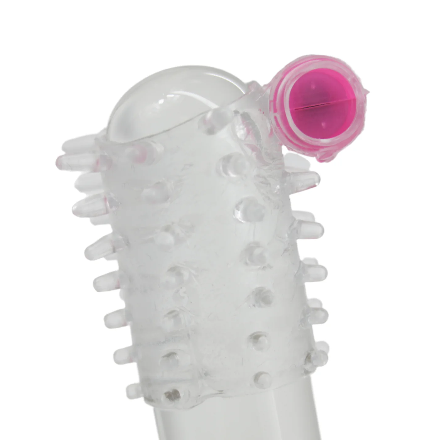 Vibrating Penis Sleeve With Nubby Ticklers - Image 2