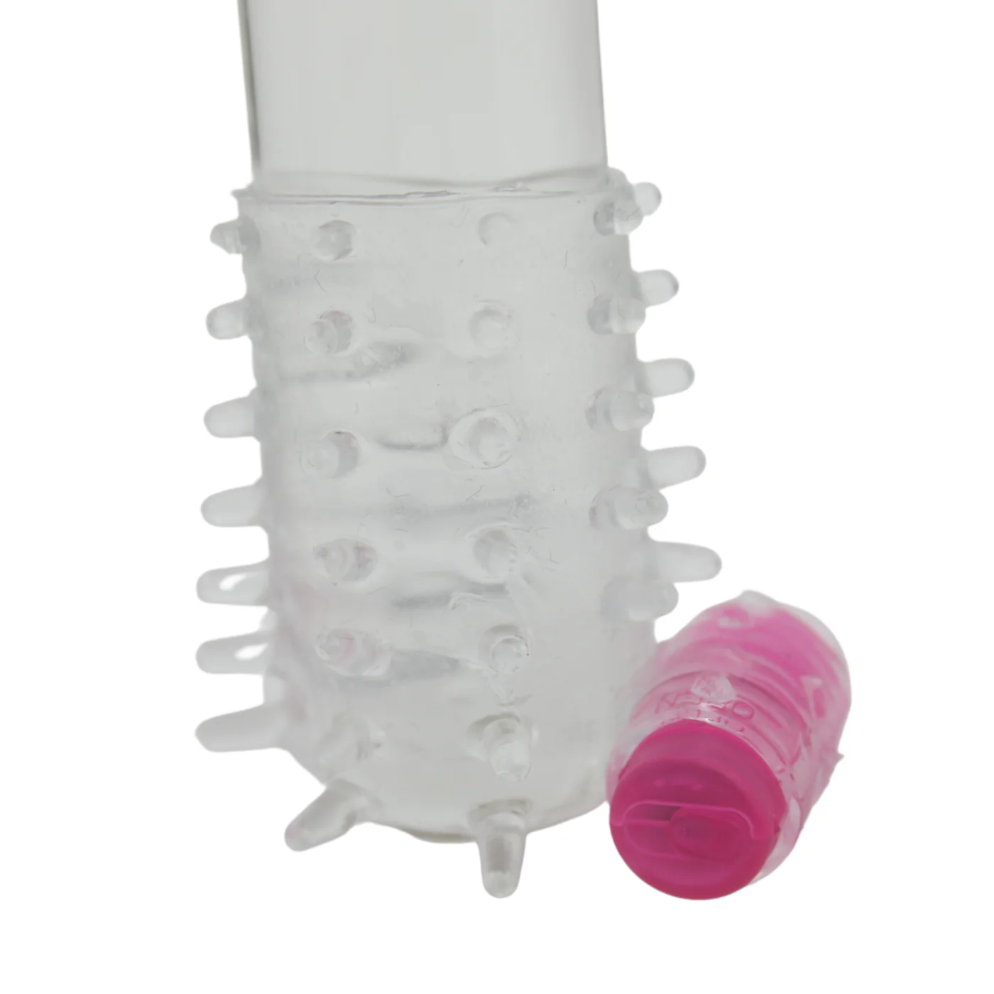 Vibrating Penis Sleeve With Nubby Ticklers - Image 4