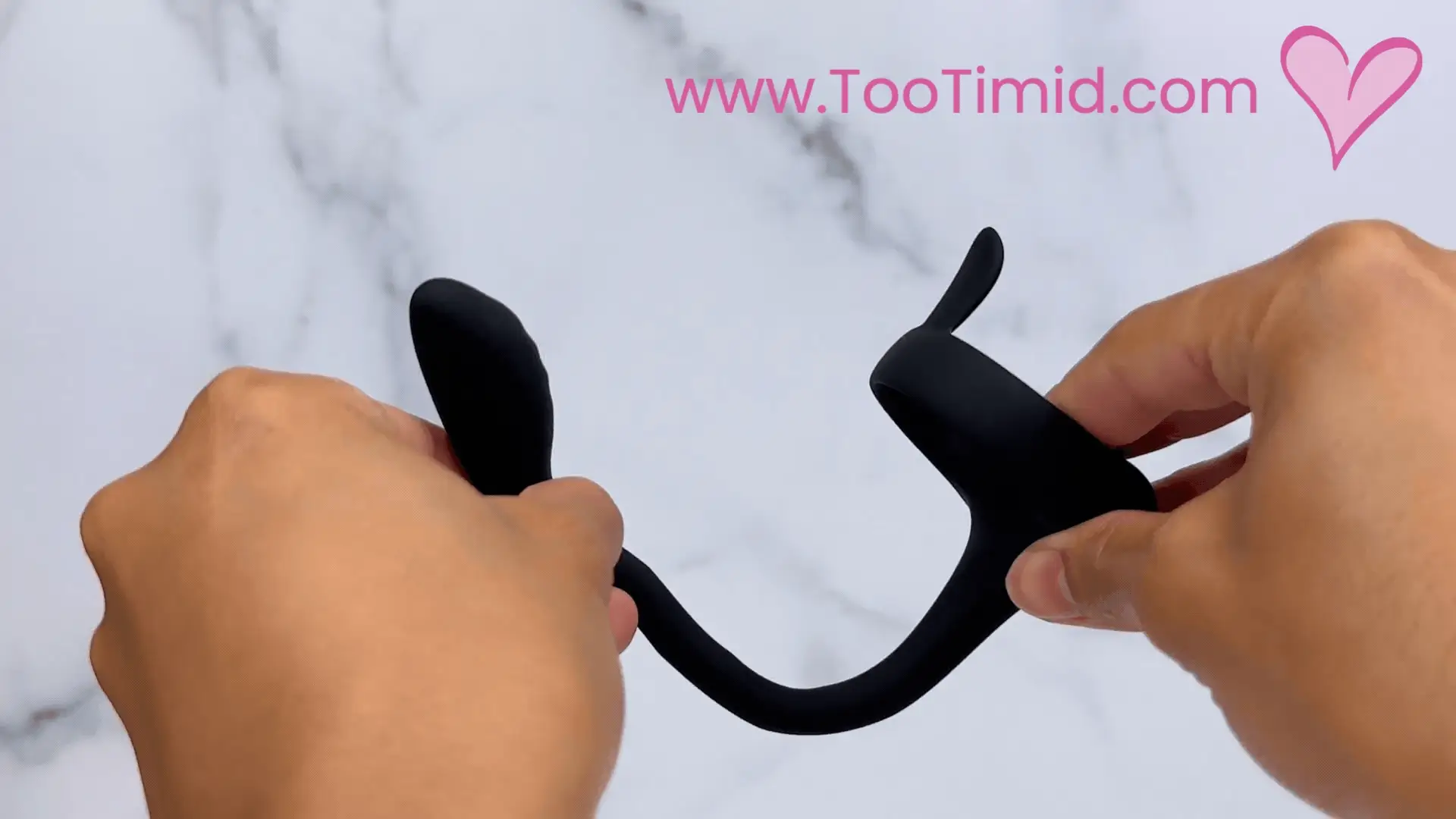 SEDUCE Vibrating Prostate Locking Cock Ring with Clit Tickler - Image 3