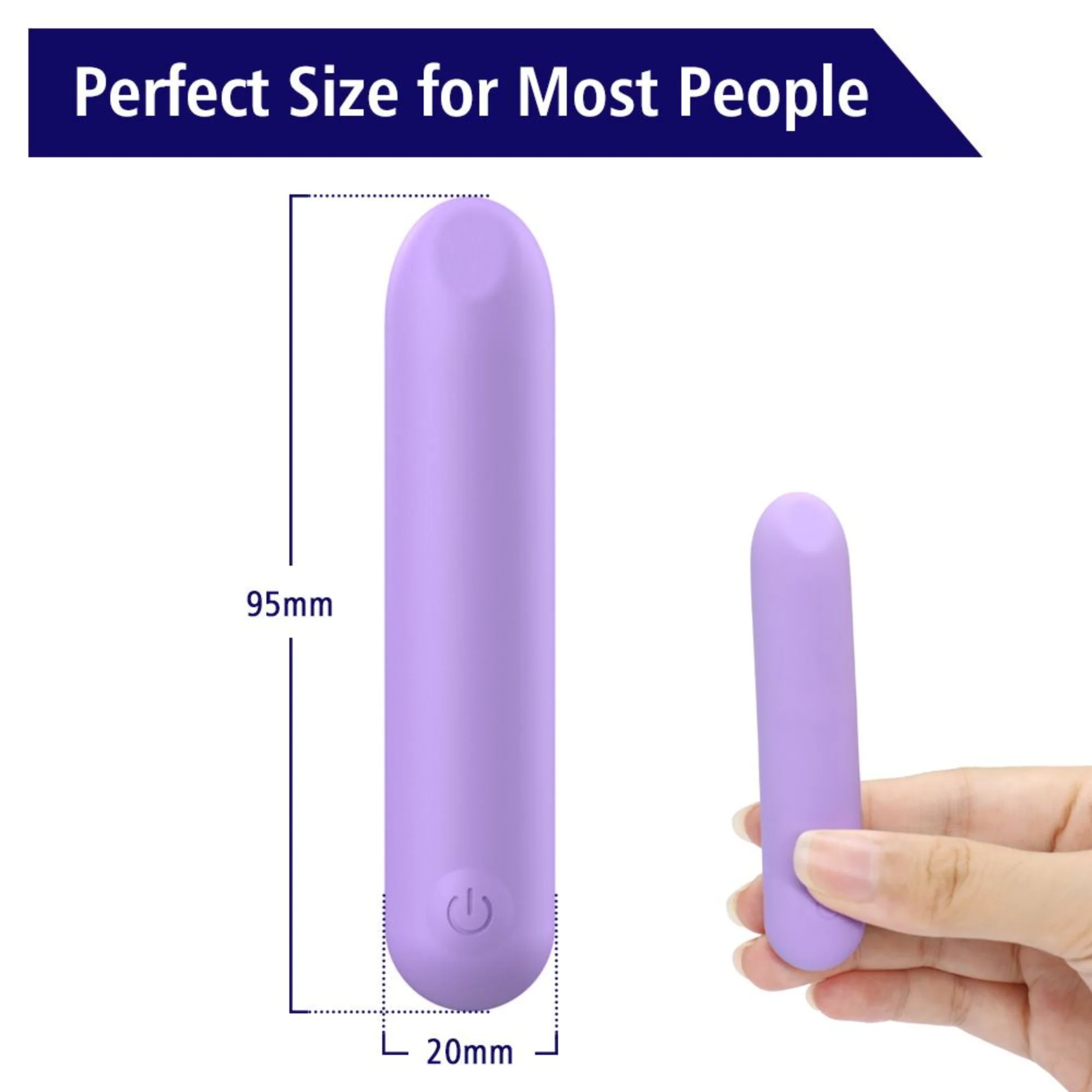 The Lavender Lover Bullet Vibe - 100% Waterproof & Rechargeable! - Image 9