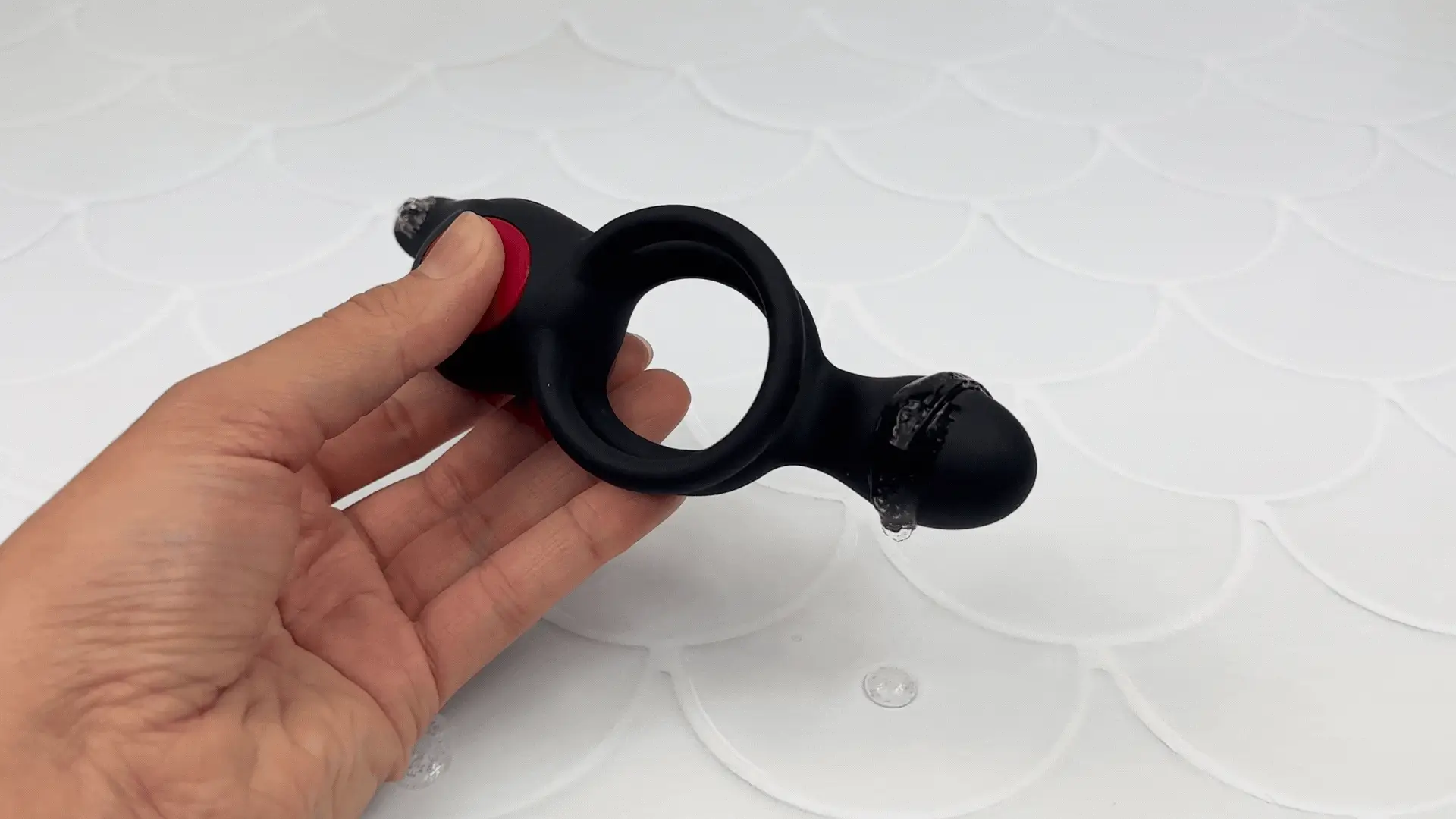 Vibrating Silicone Bunny Dual C-Ring - Penis, Clit, and Scrotum Vibes! - Image 6