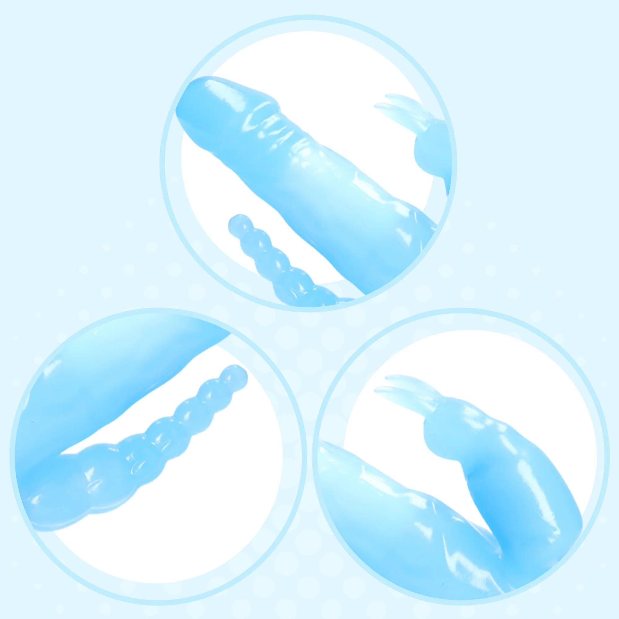 FREE 3X The Thrill - Triple Pleasure Vibe in Blue - Image 3