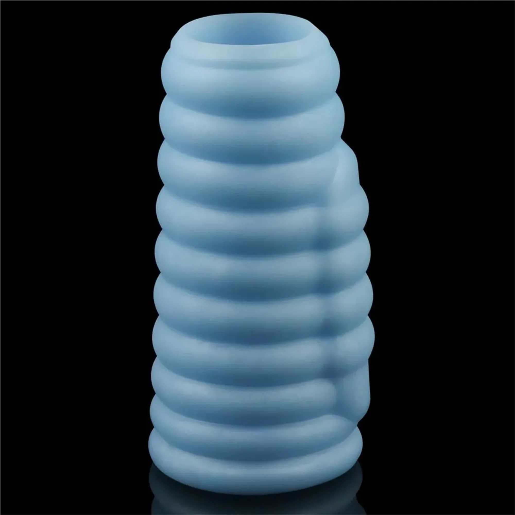 Ribbed Vibrating Wave Knights Ring - Image 2