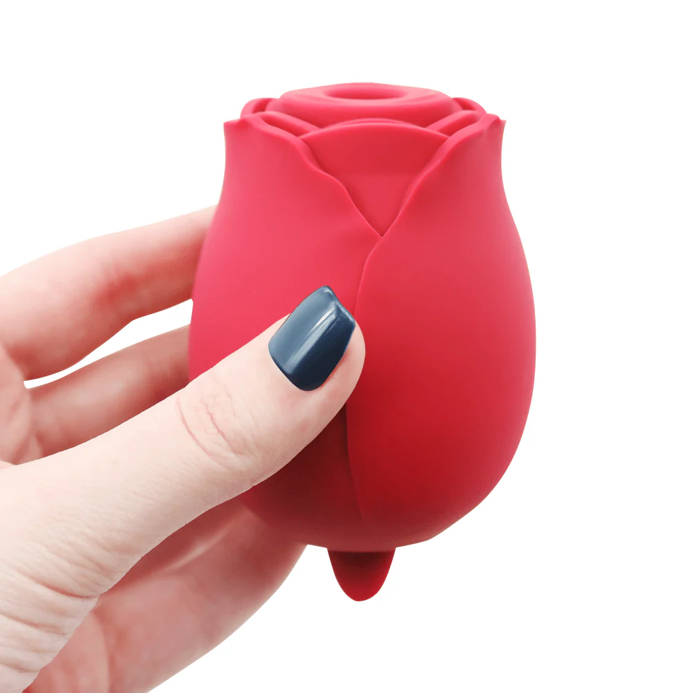 The Rose Vibrator | Duo Flickering Tongue Licker & Clitoral Air Vibrator - Image 11