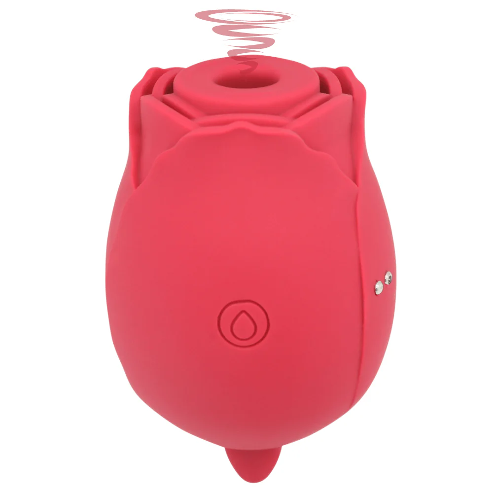 The Rose Vibrator | Duo Flickering Tongue Licker & Clitoral Air Vibrator - Image 3