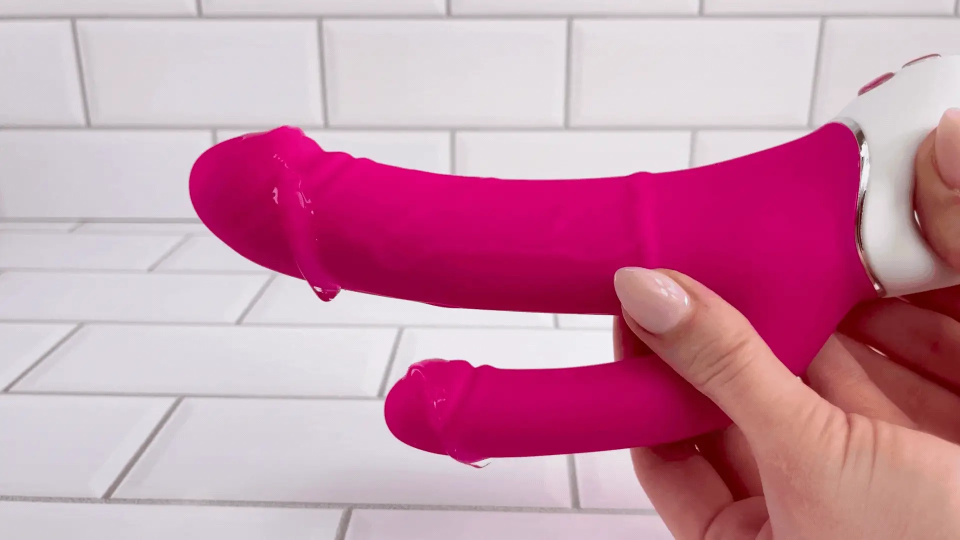 Waterproof Silicone Double Penetrating Vibe - Dual Motors! - Image 2