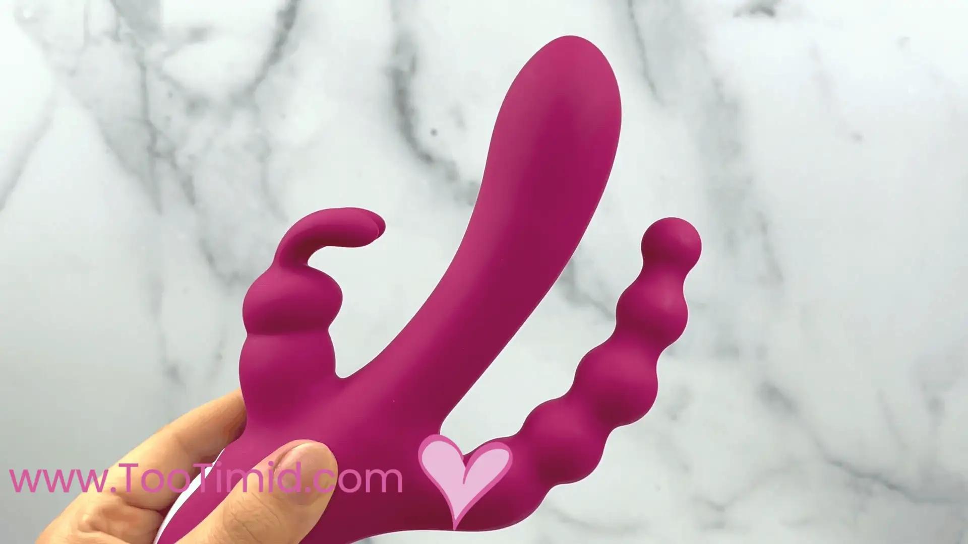 Waterproof Silicone Triple Rabbit Stimulator - Image 2