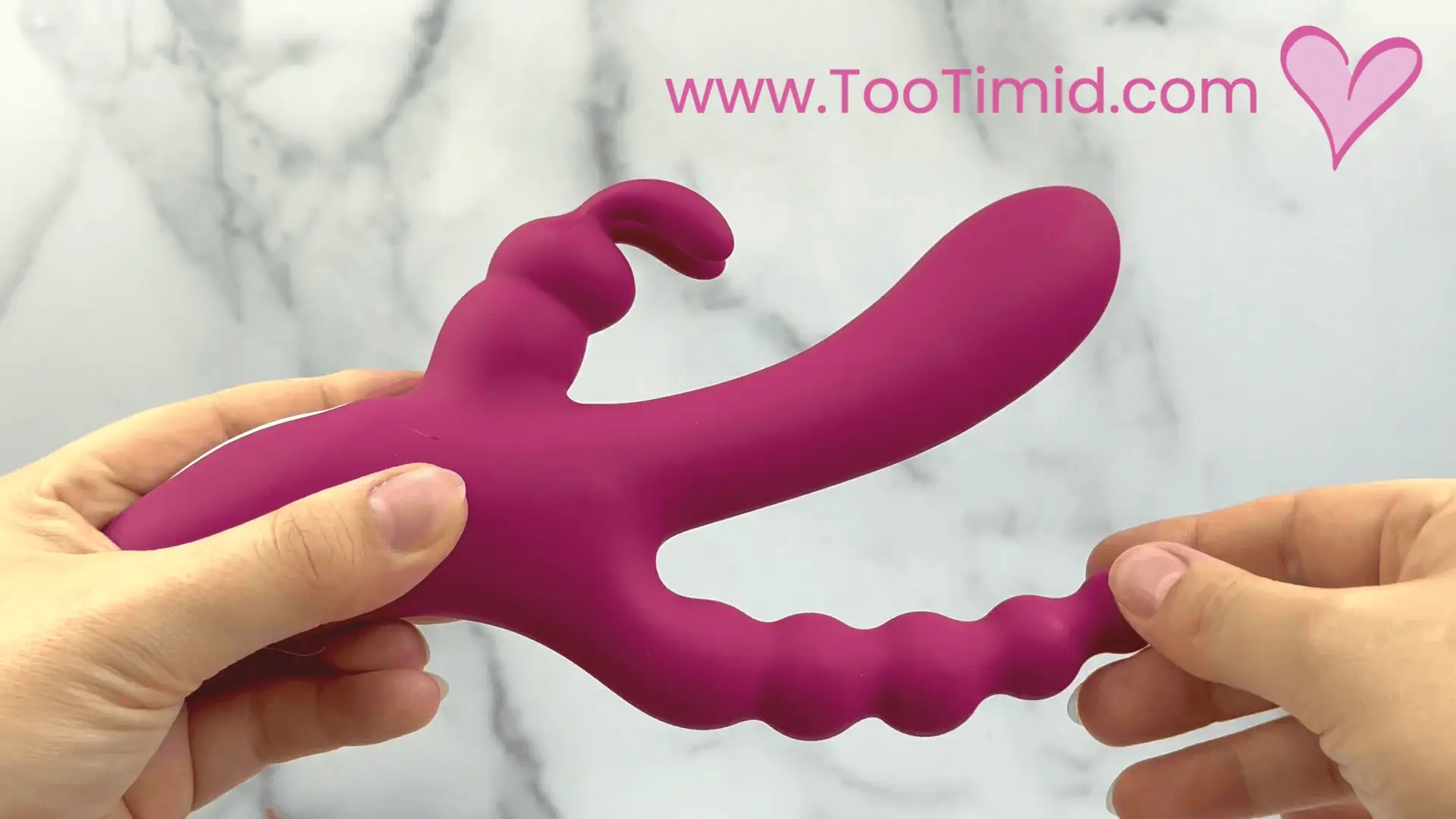 Waterproof Silicone Triple Rabbit Stimulator - Image 4