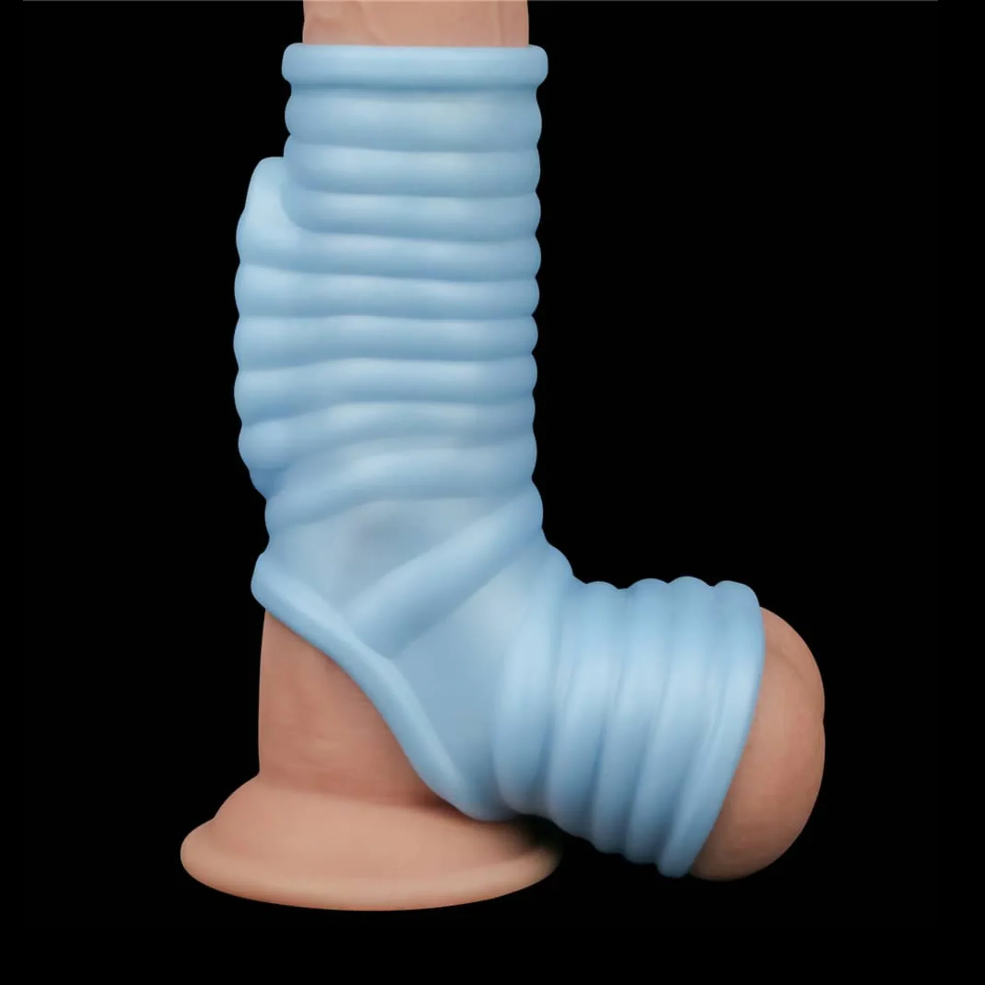 Wave Vibrating Knights Ring Scrotum Sleeve - Image 3
