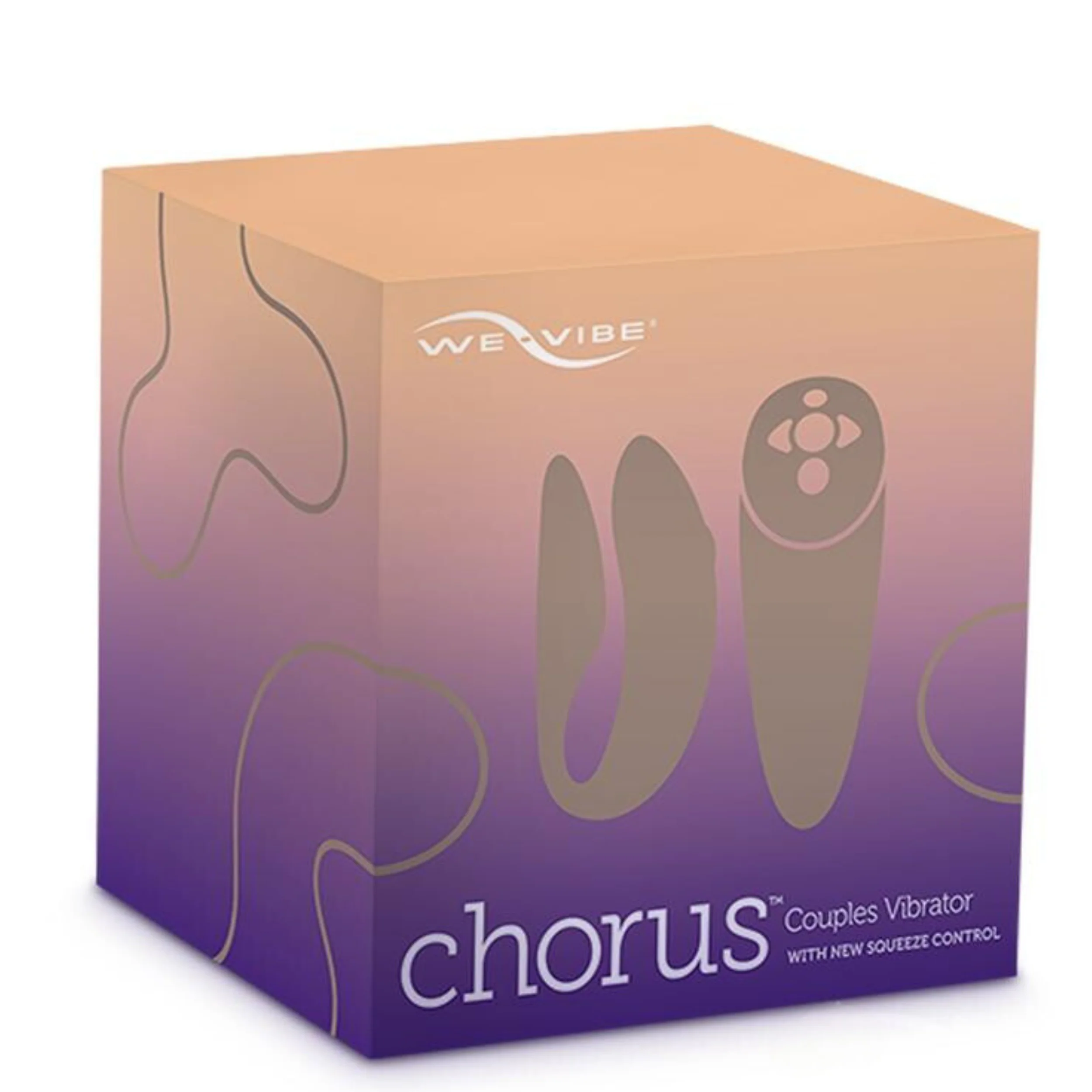 We-Vibe Chorus Rechargeable Couples Vibrator with Squeeze Control - Purple - Image 4