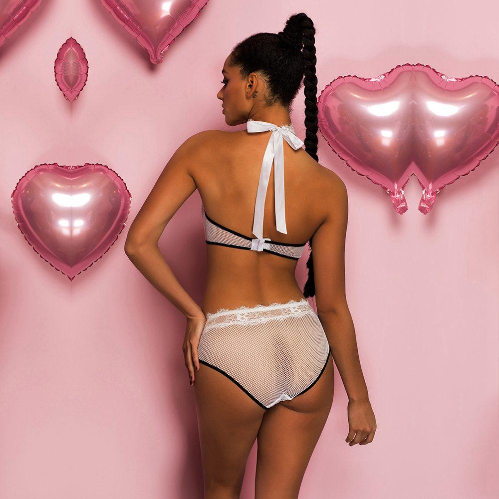 White Lace Bra Set - XS-M - Image 3